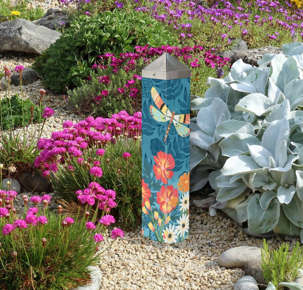 Dragonfly Dream Art Pole 20 Inches Tall