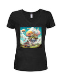 Dream Vacation Juniors V Neck T-Shirt