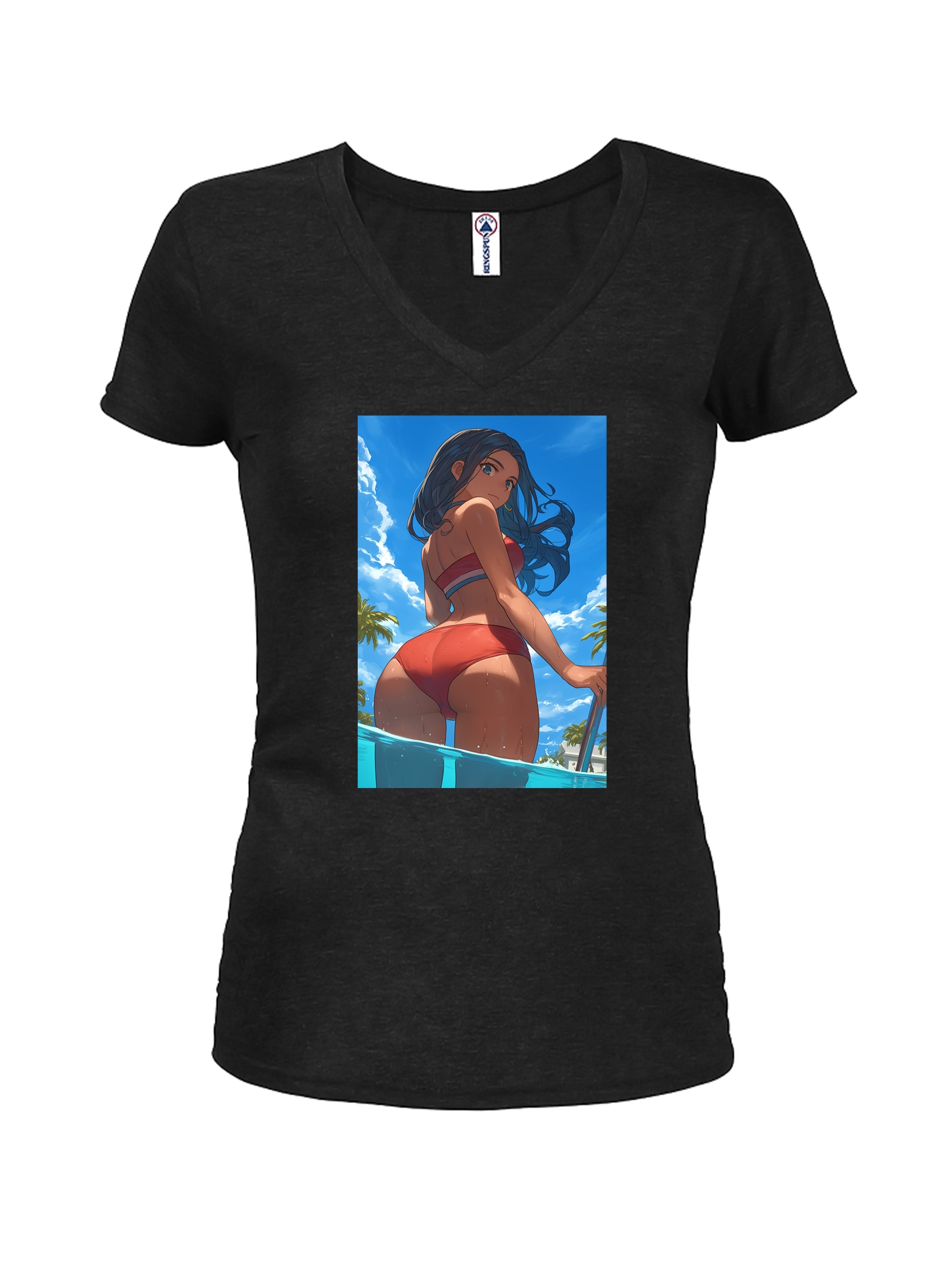 Dream Vacation Juniors V Neck T-Shirt