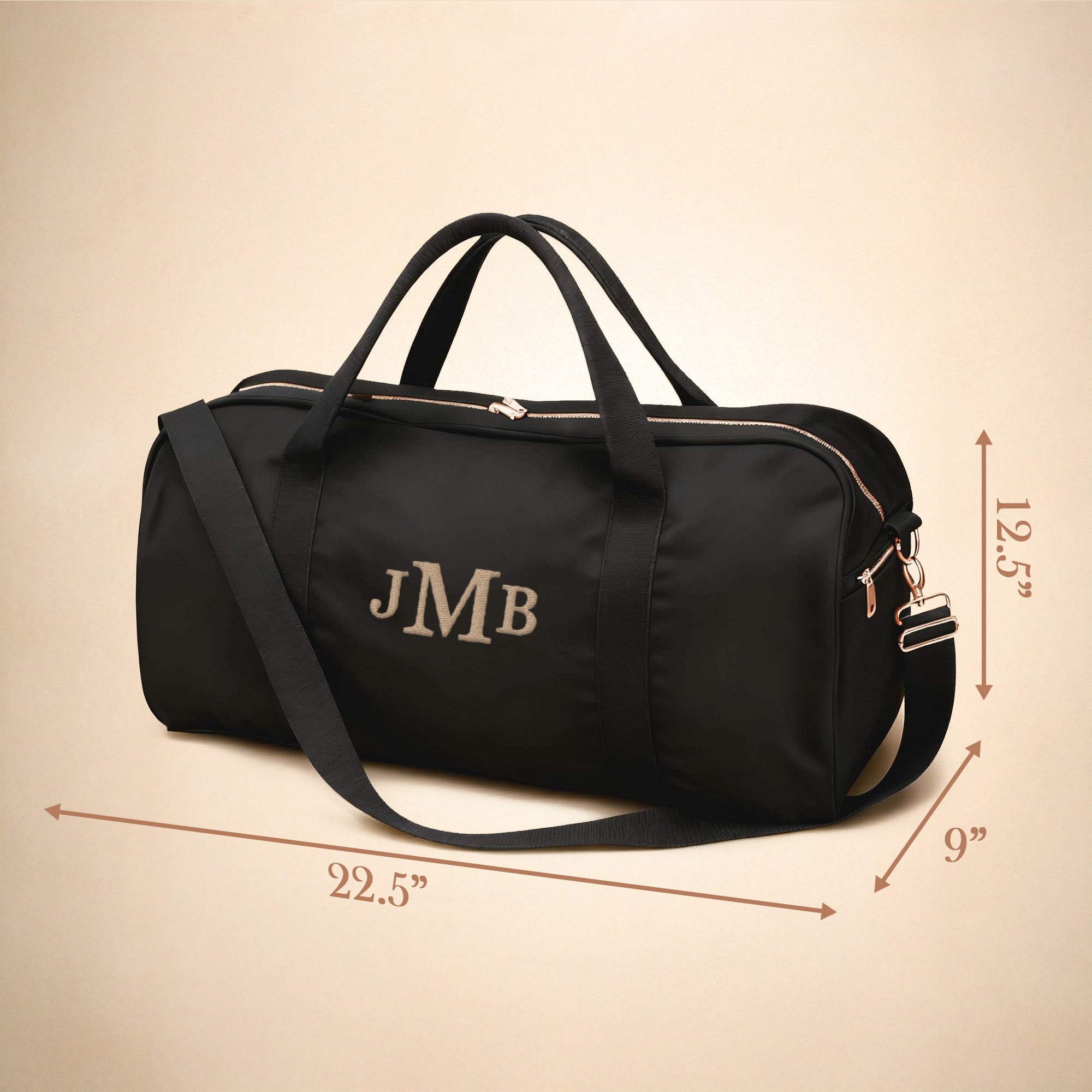 Personalized Embroidered Duffle Bag – Custom Travel Weekender Bag