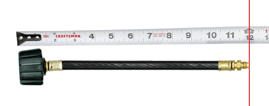 Flame King 12 Inch RV Trailer Propane Tank Pigtail Hose Connector