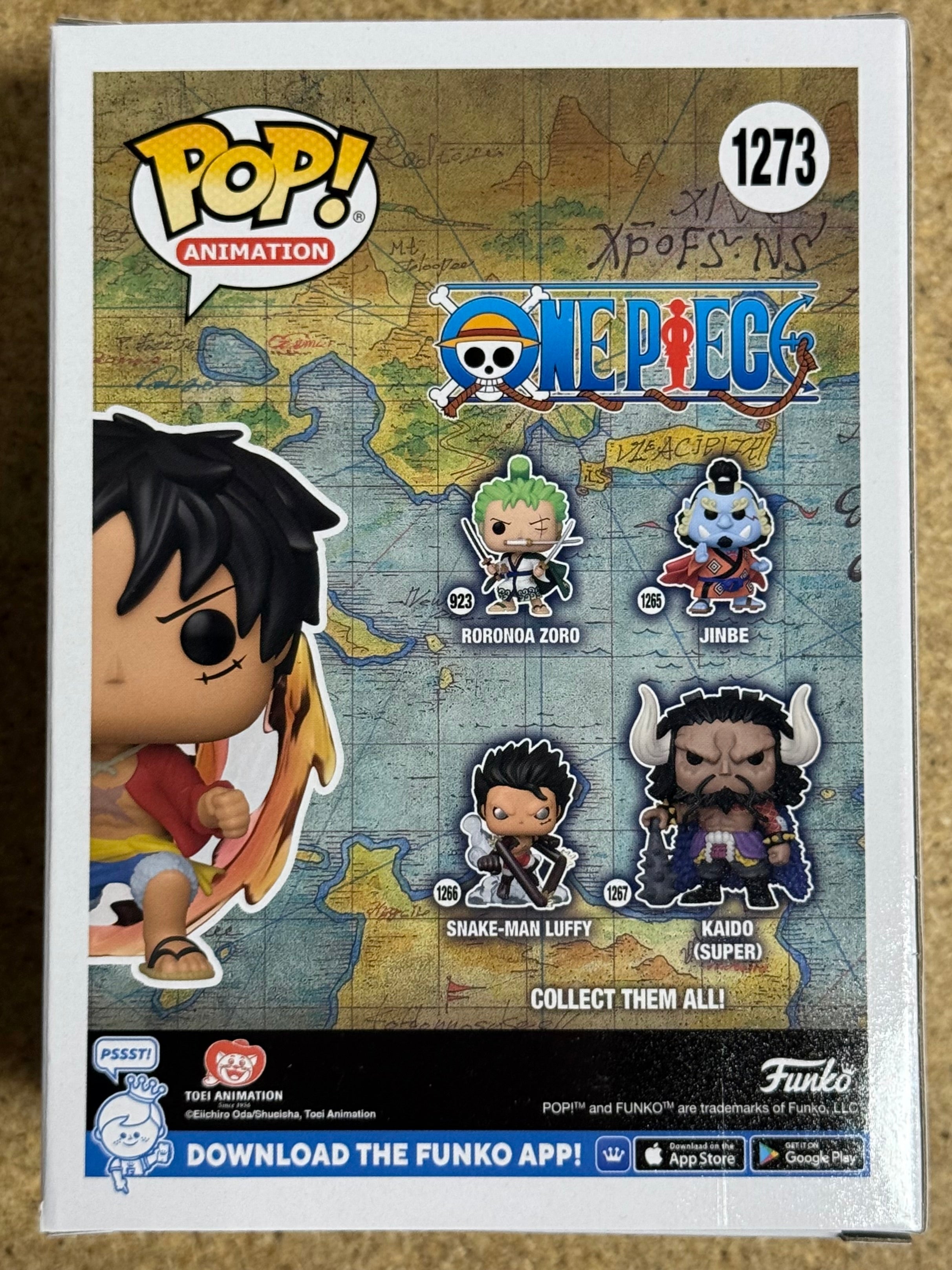 Funko Pop! Animation Red Hawk Luffy #1273 One Piece 2023 AAA Anime Exclusive