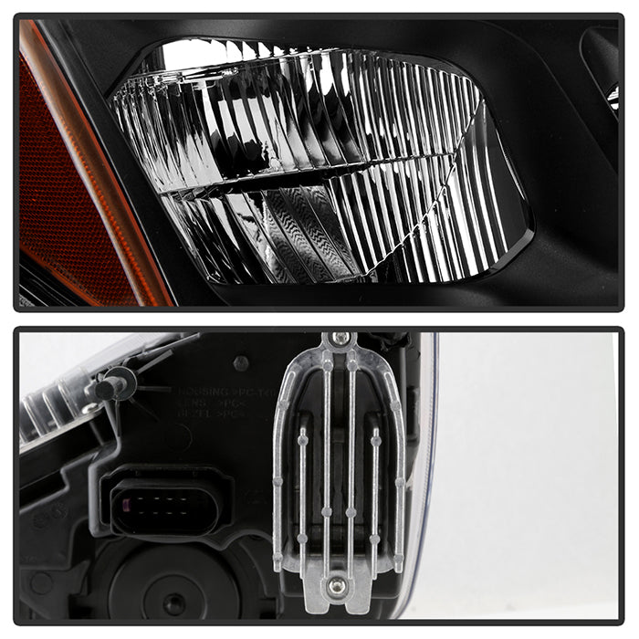 SPYDER 2018+ Freightliner Cascadia 126 OEM LED xTune Headlight (E6FCA18MBP) Passenger Side 4089172