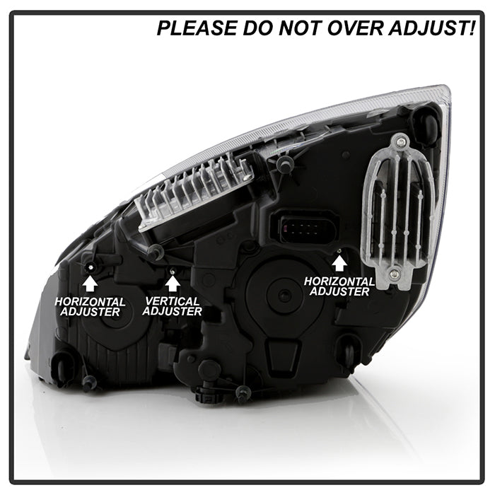 SPYDER 2018+ Freightliner Cascadia 126 OEM LED xTune Headlight (E6FCA18MBP) Passenger Side 4089172
