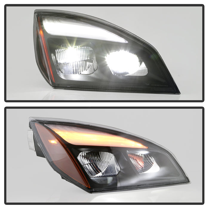 SPYDER 2018+ Freightliner Cascadia 126 OEM LED xTune Headlight (E6FCA18MBP) Passenger Side 4089172