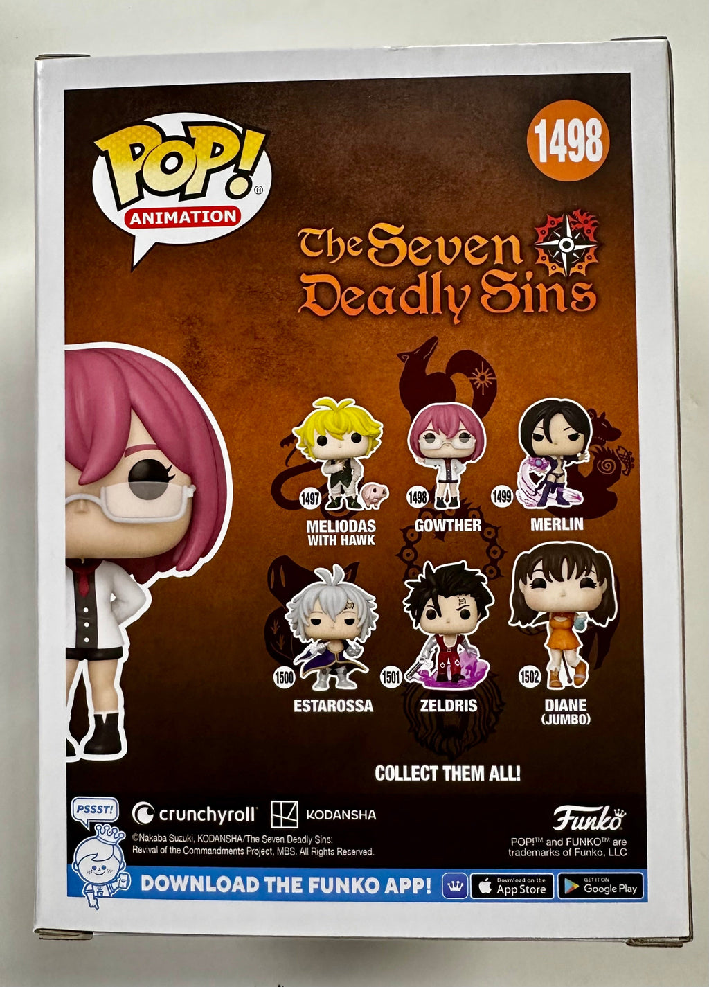Funko Pop Animation Gowther #1498 Seven Deadly Sins 2023 Goats Sin Of Lust