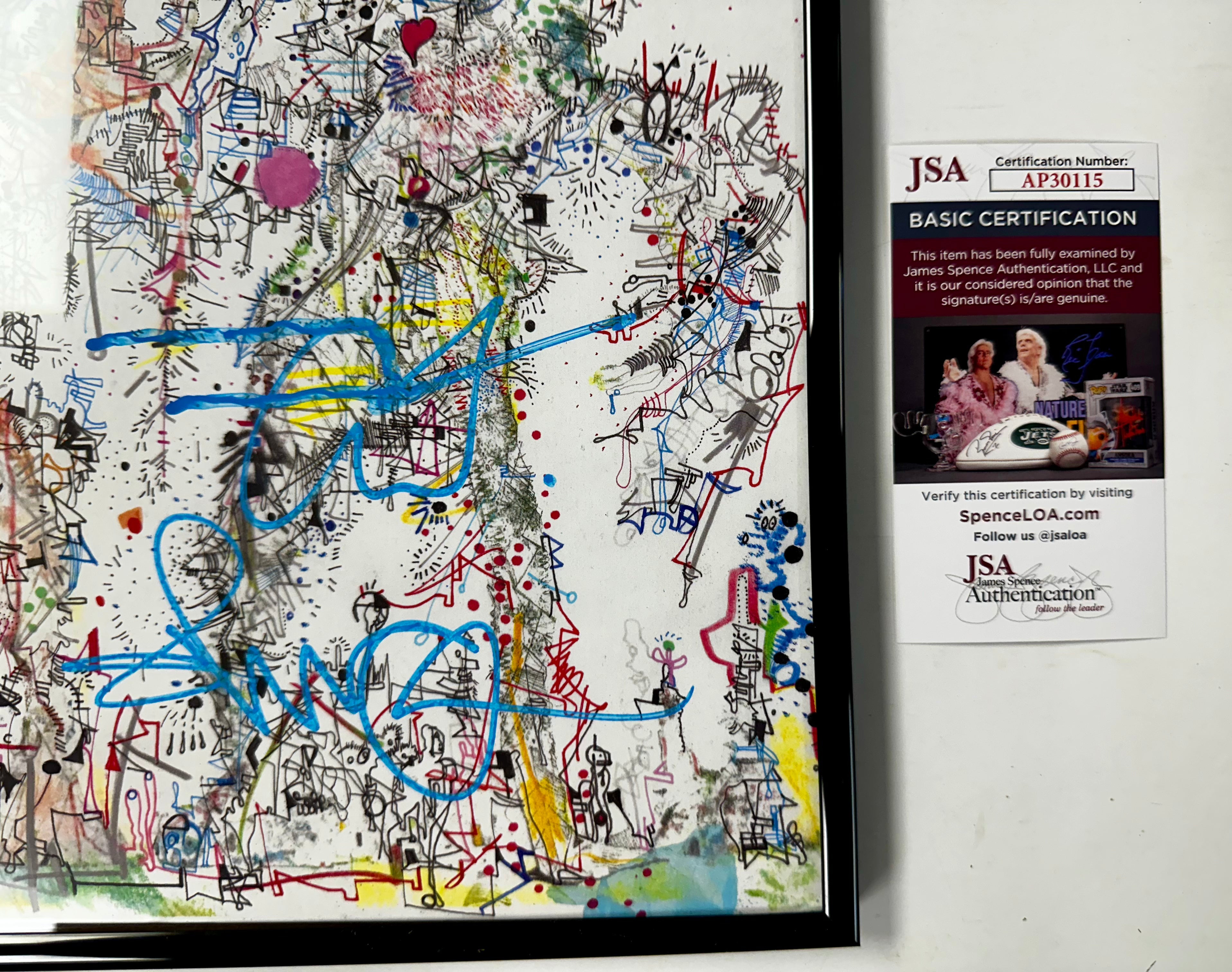 Atmosphere (Signed) & Framed Slug & Ant So Many Other Realities Exist Simultaneously Vinyl With JSA COA