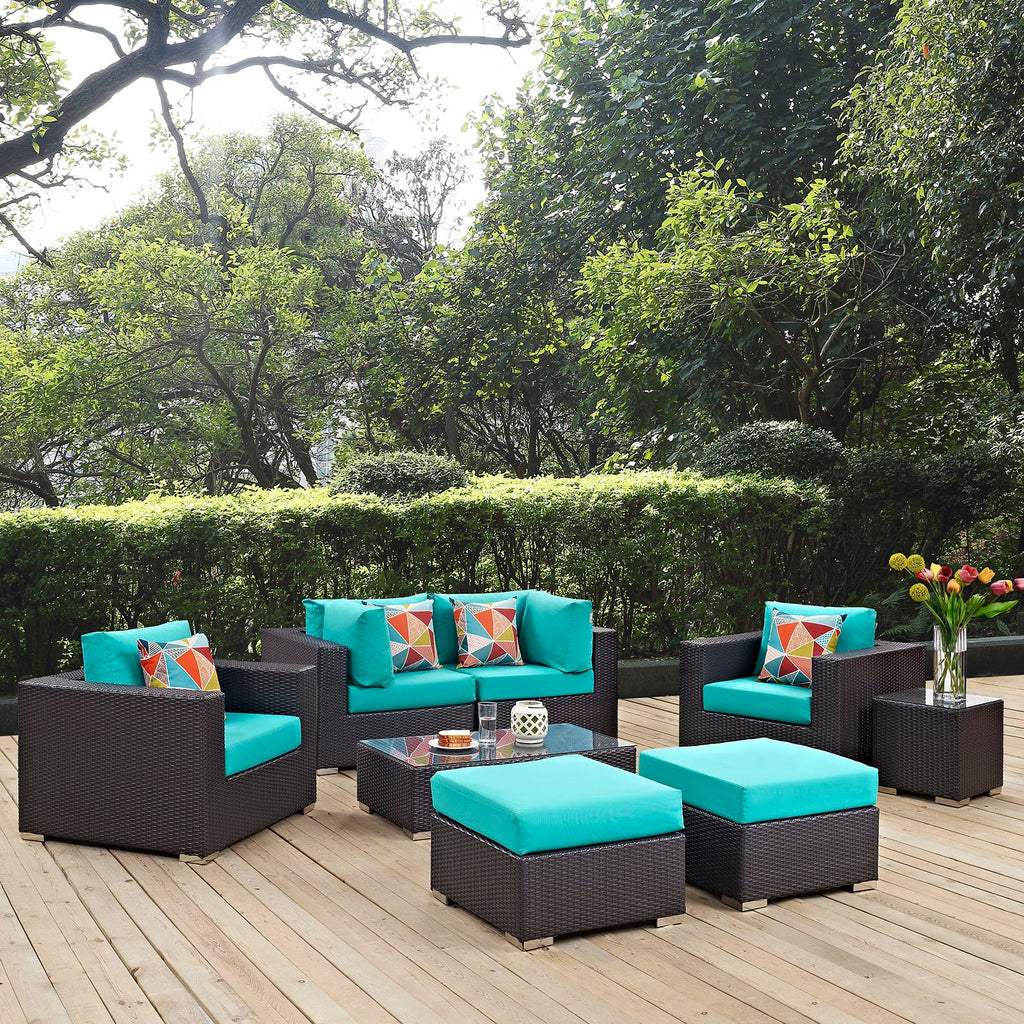 Convene 8 Piece Outdoor Patio Sectional Set by Modway