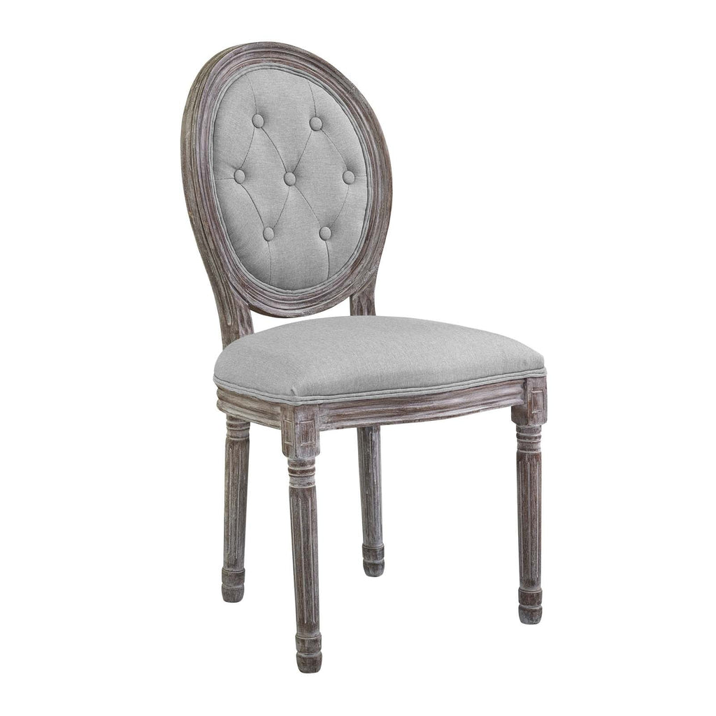 Arise Upholstered Fabric Dining Side Chair Set of 4 by Modway