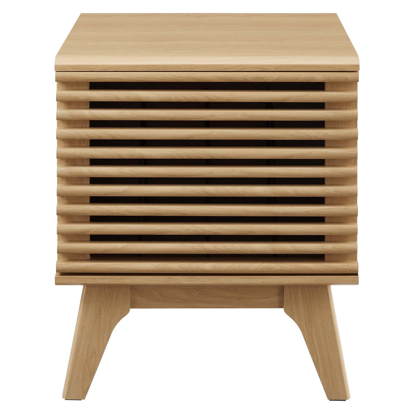 Render Vinyl Record Display Stand by Modway