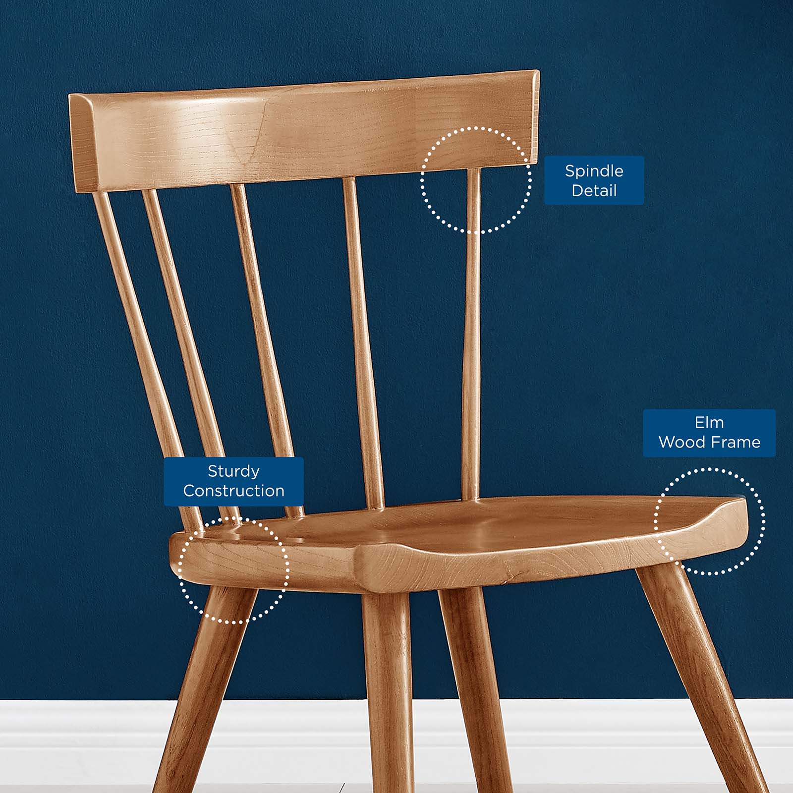 Sutter Wood Dining Side Chair by Modway