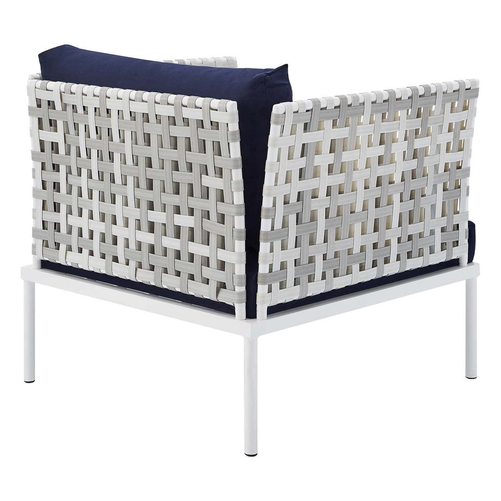 Harmony 3-Piece Sunbrella¨ Basket Weave Outdoor Patio Aluminum Seating Set by Modway