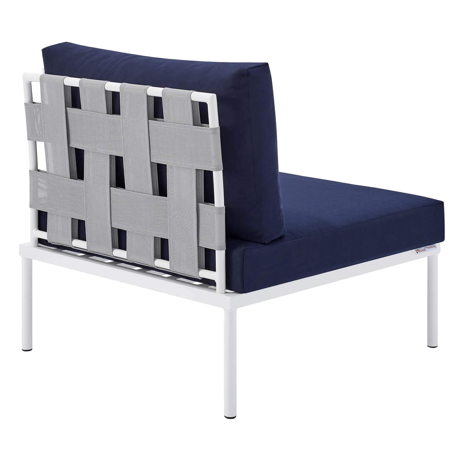 Harmony 4-Piece Sunbrella¨ Outdoor Patio Aluminum Seating Set by Modway