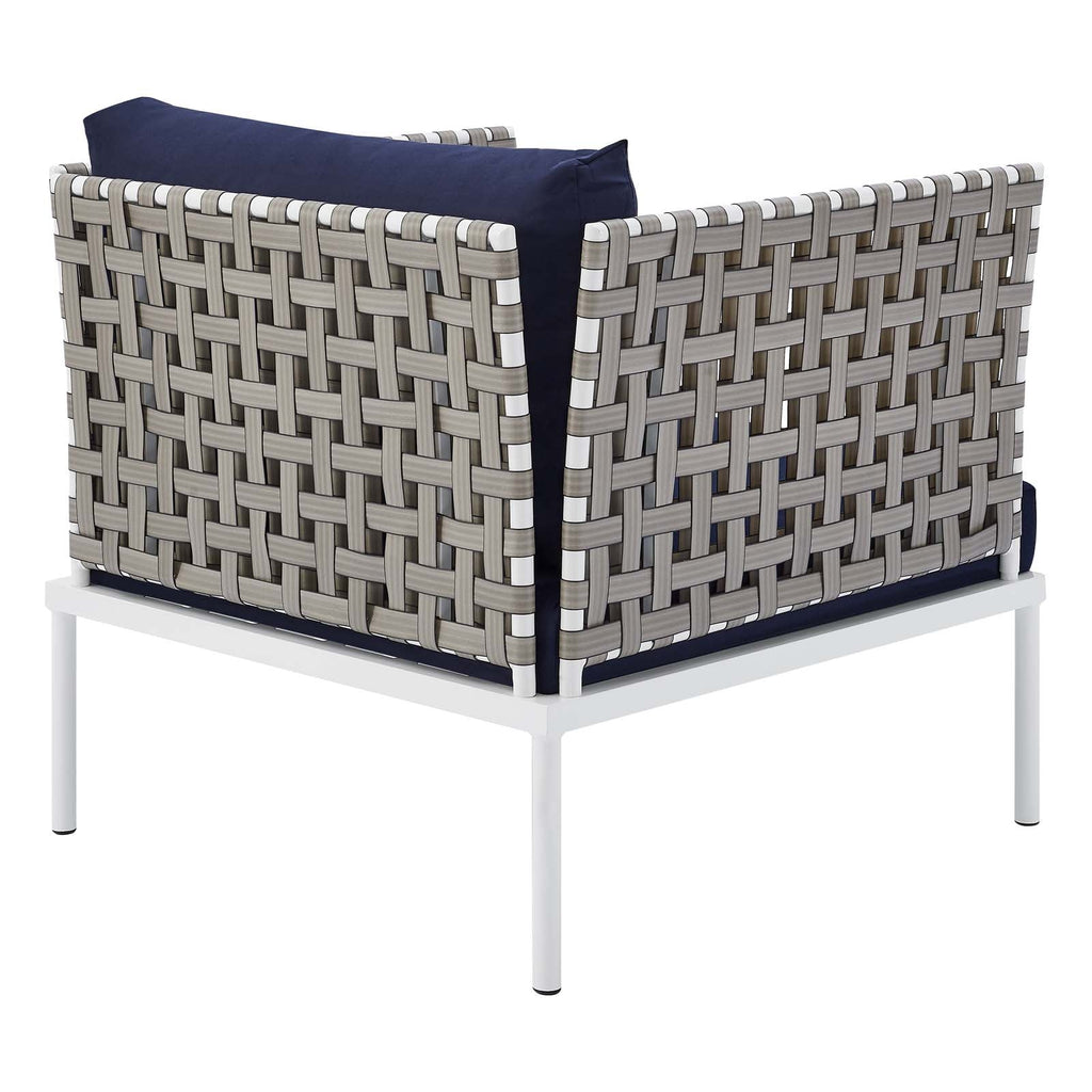 Harmony 5-Piece Sunbrella¨ Basket Weave Outdoor Patio Aluminum Seating Set by Modway