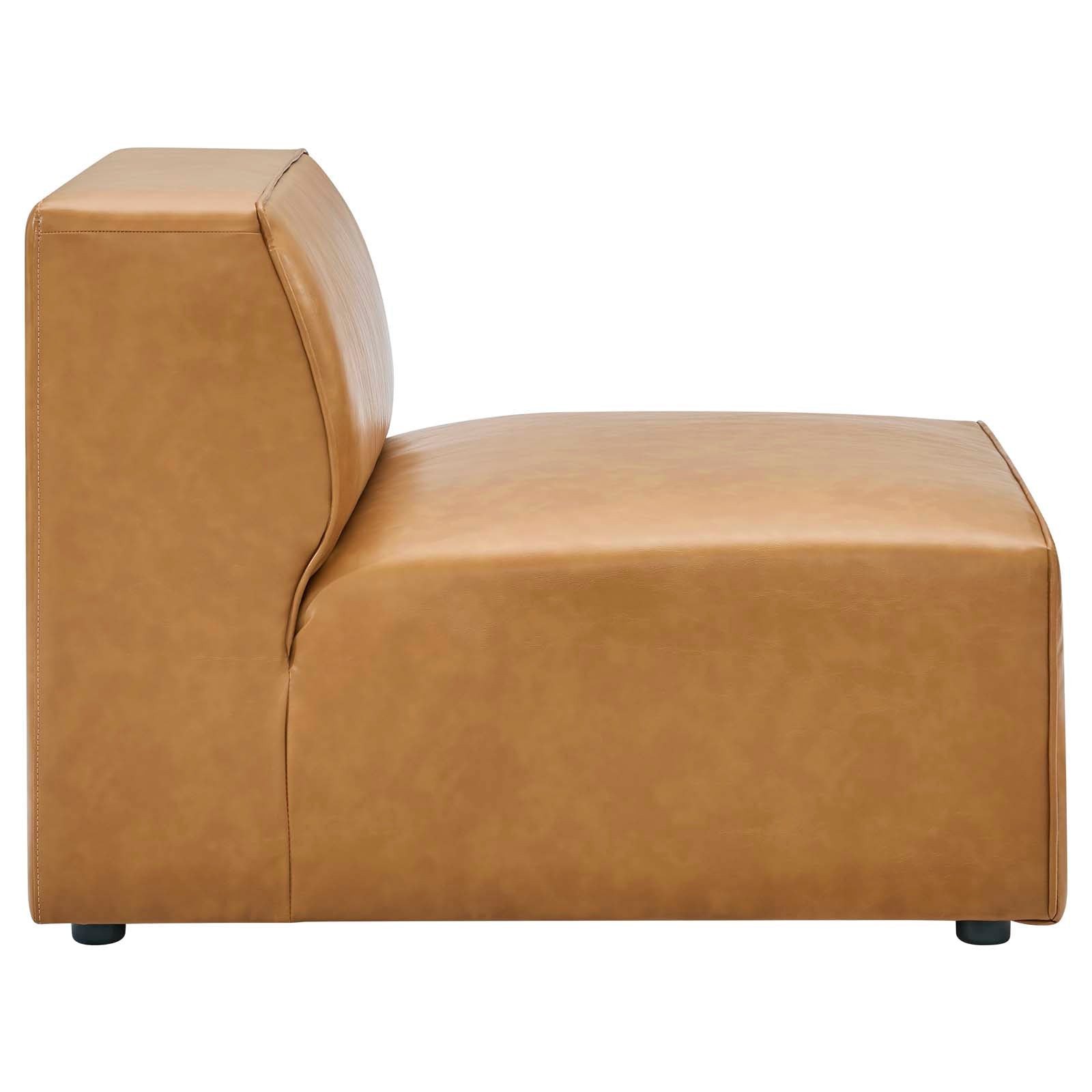 Mingle 5-Piece Vegan Leather Sectional Sofa by Modway