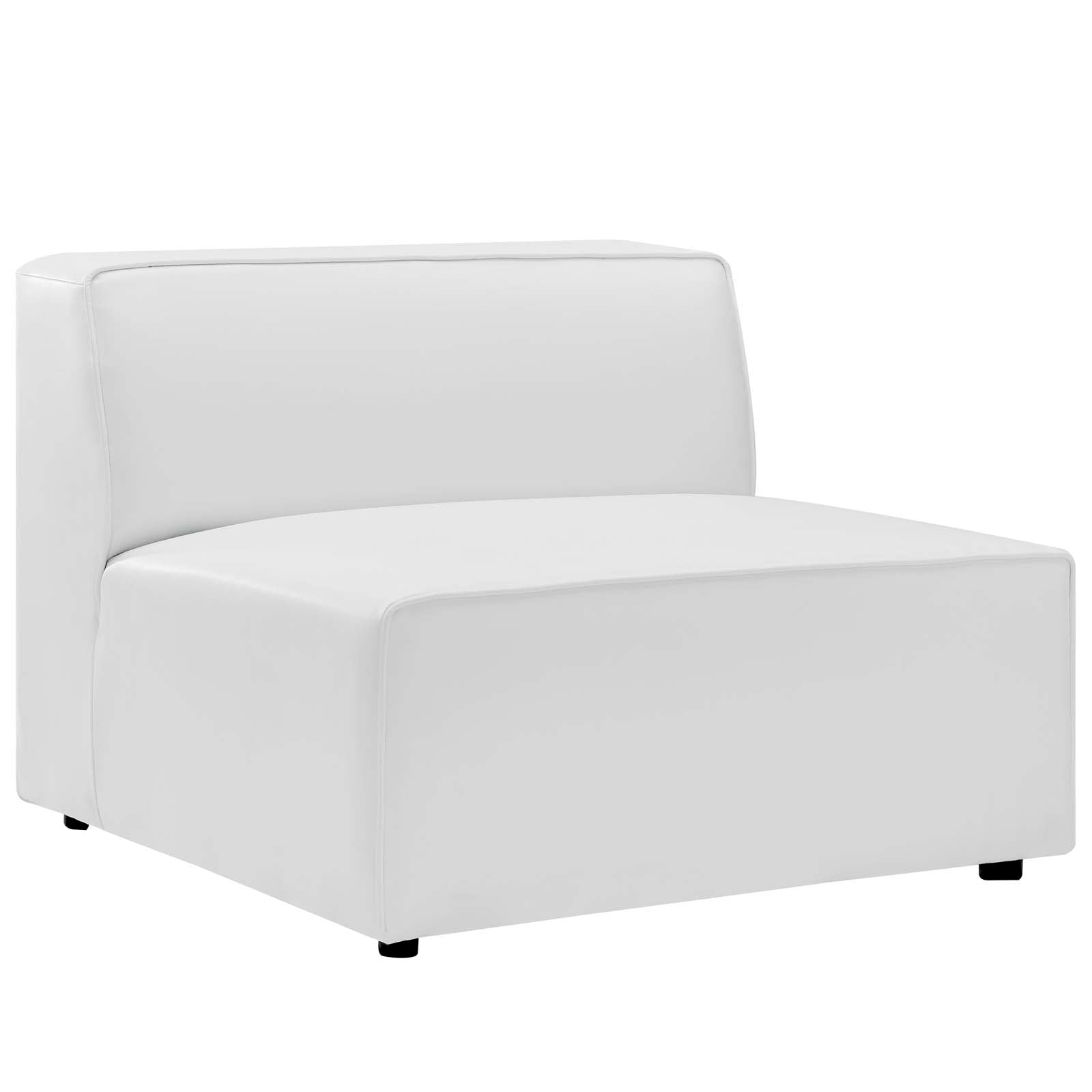 Mingle 5-Piece Vegan Leather Sectional Sofa by Modway