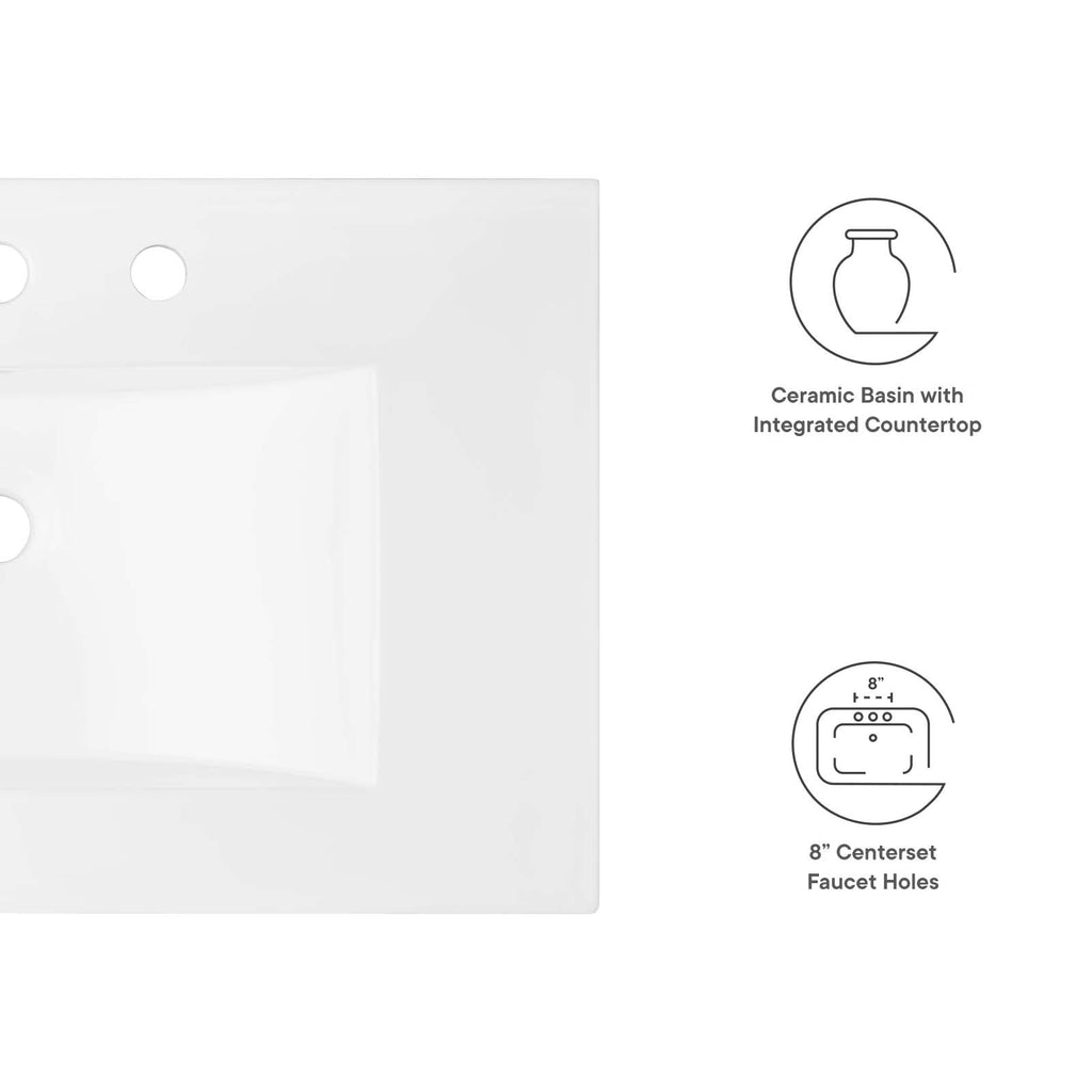 Cayman 30" Bathroom Sink by Modway