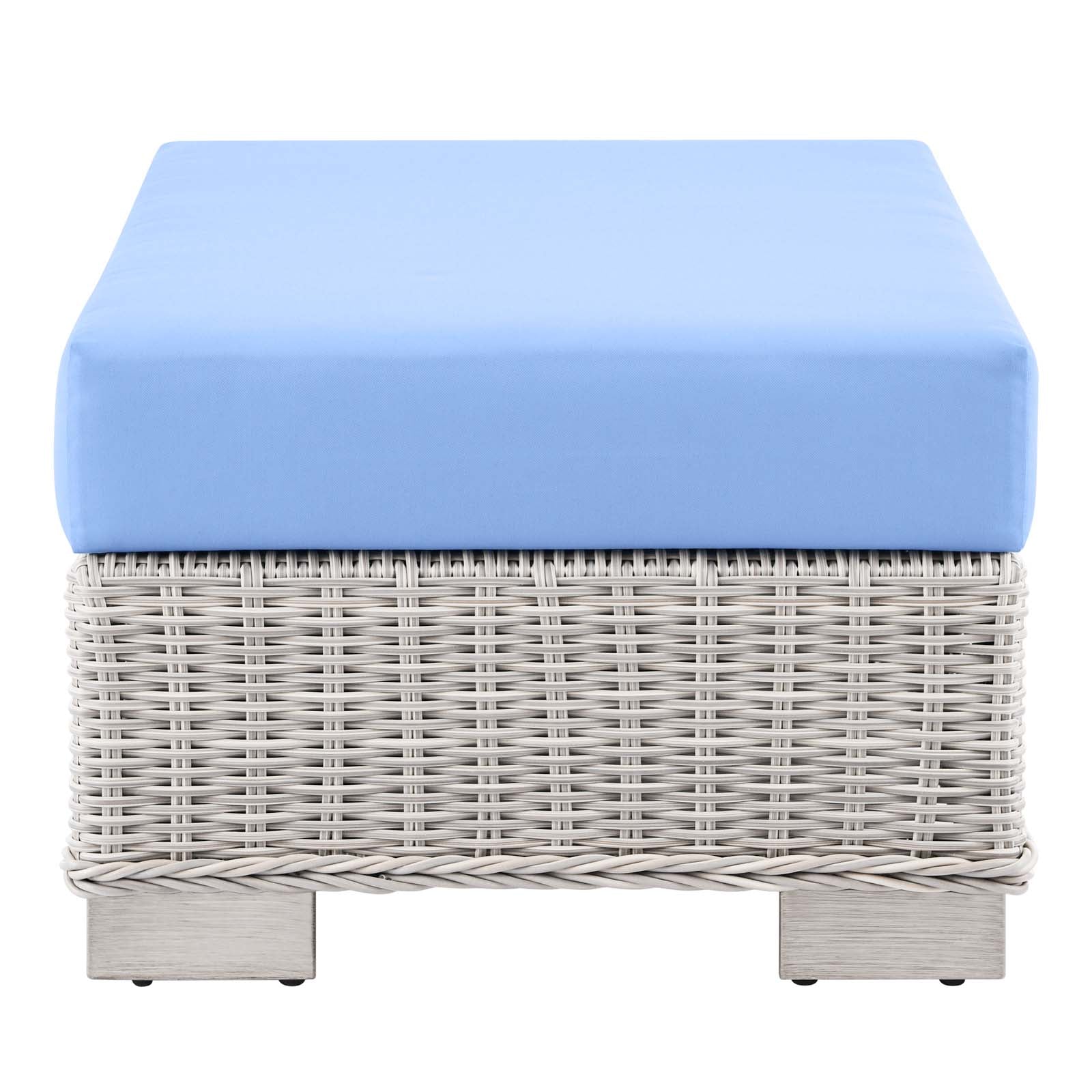 Conway Outdoor Patio Wicker Rattan Ottoman by Modway