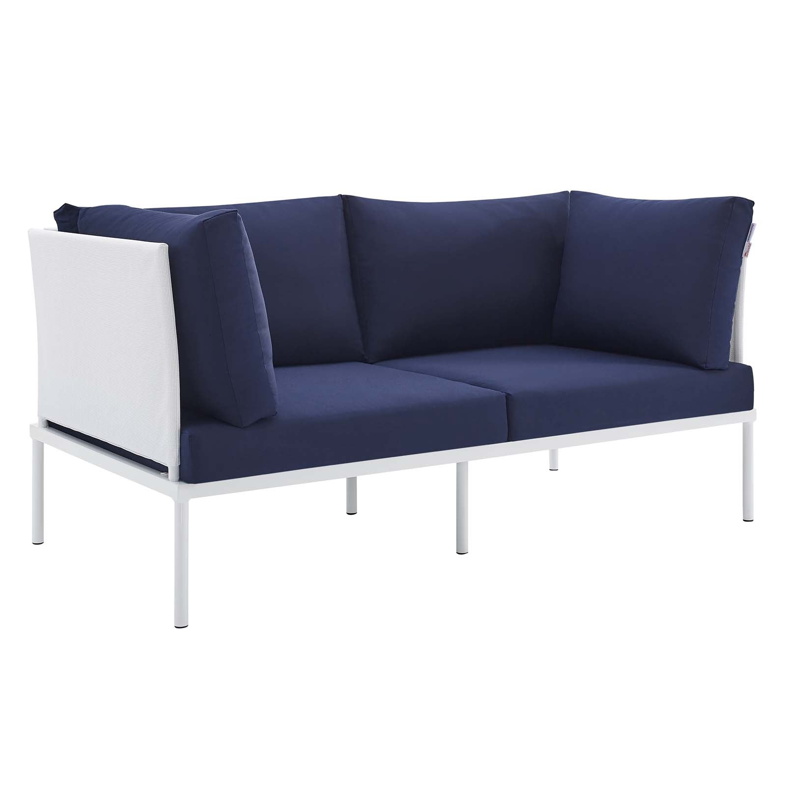 Harmony 5-Piece Sunbrella¨ Outdoor Patio Aluminum Furniture Set by Modway