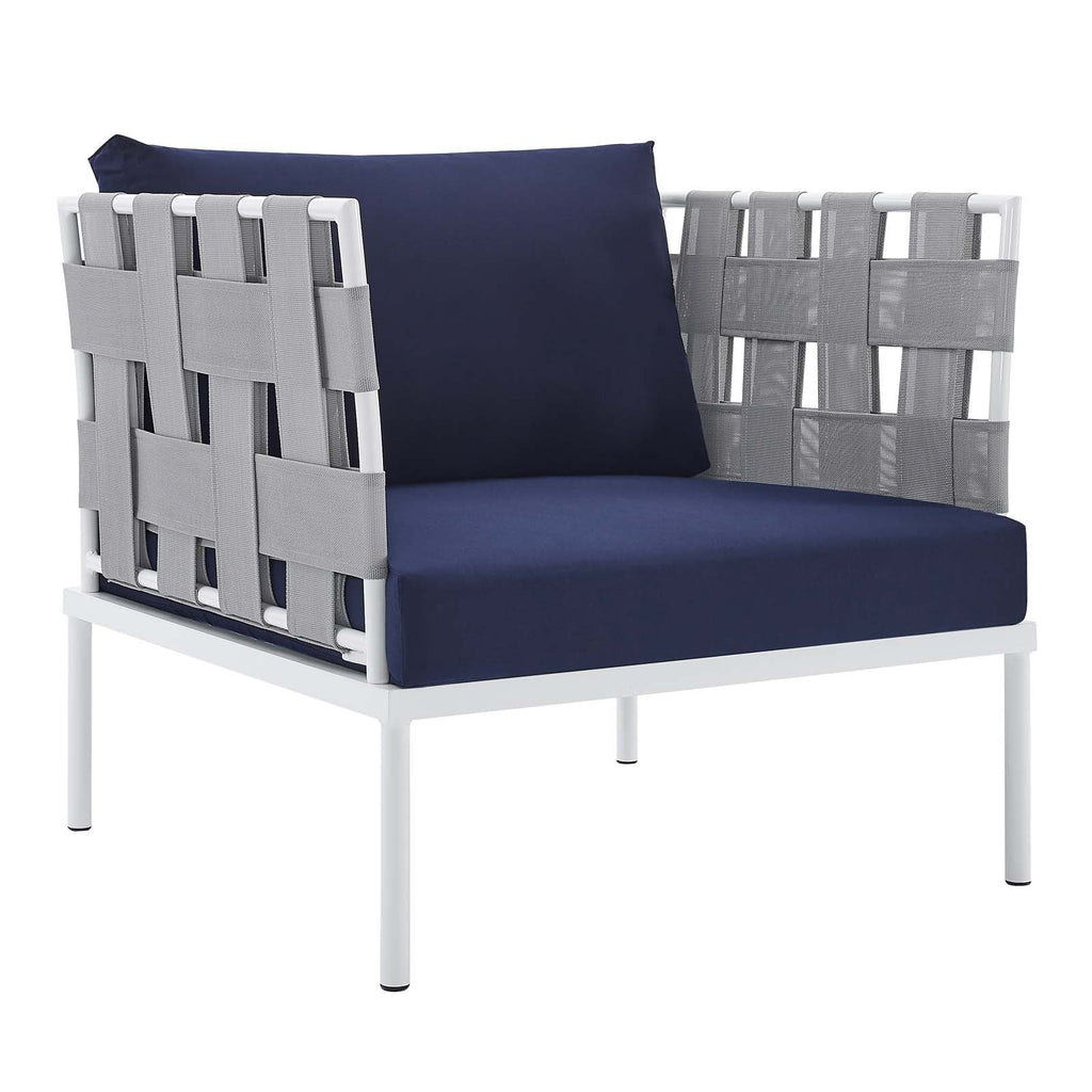 Harmony 5-Piece Sunbrella¨ Outdoor Patio Aluminum Furniture Set by Modway