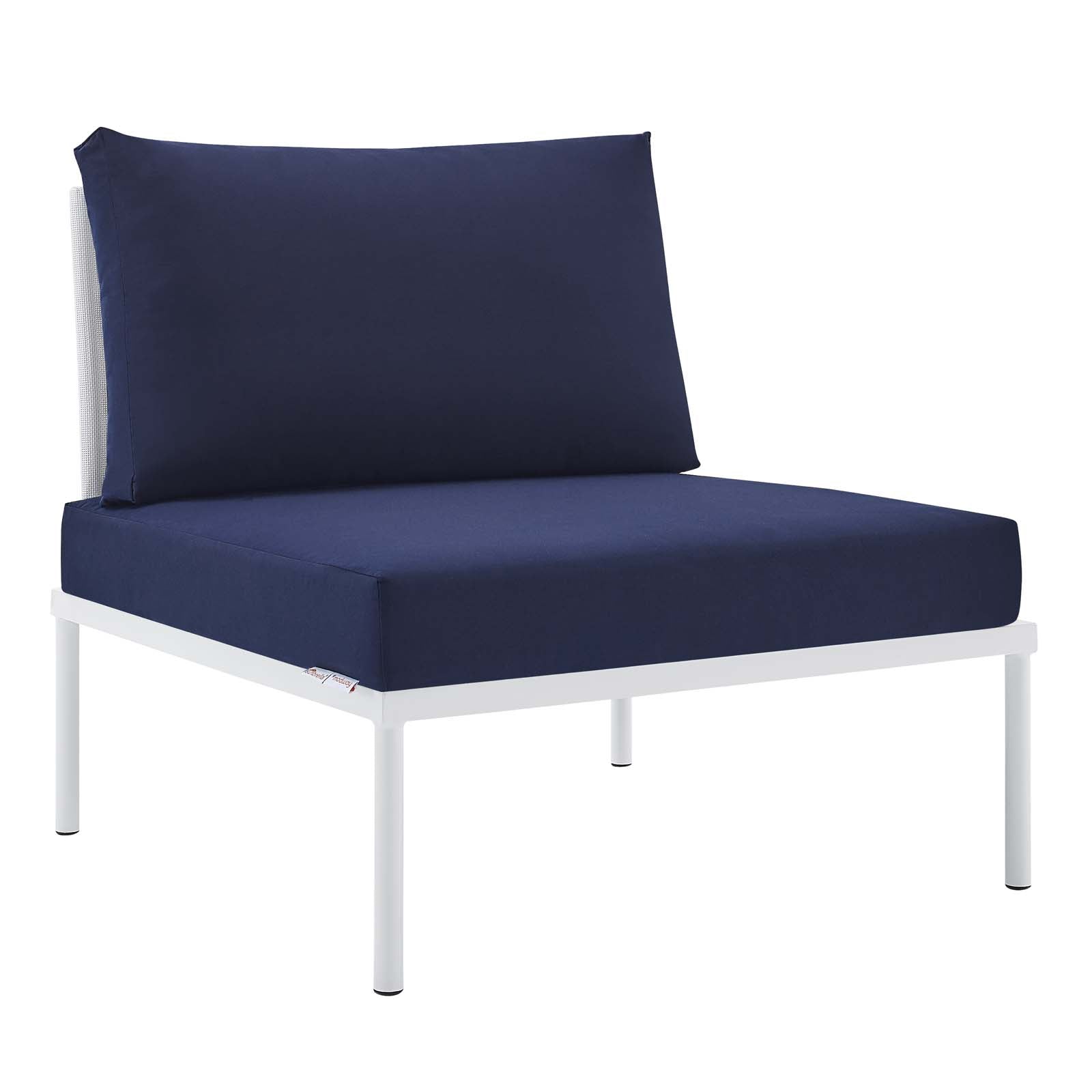 Harmony 6-Piece Sunbrella¨ Outdoor Patio Aluminum Seating Set by Modway