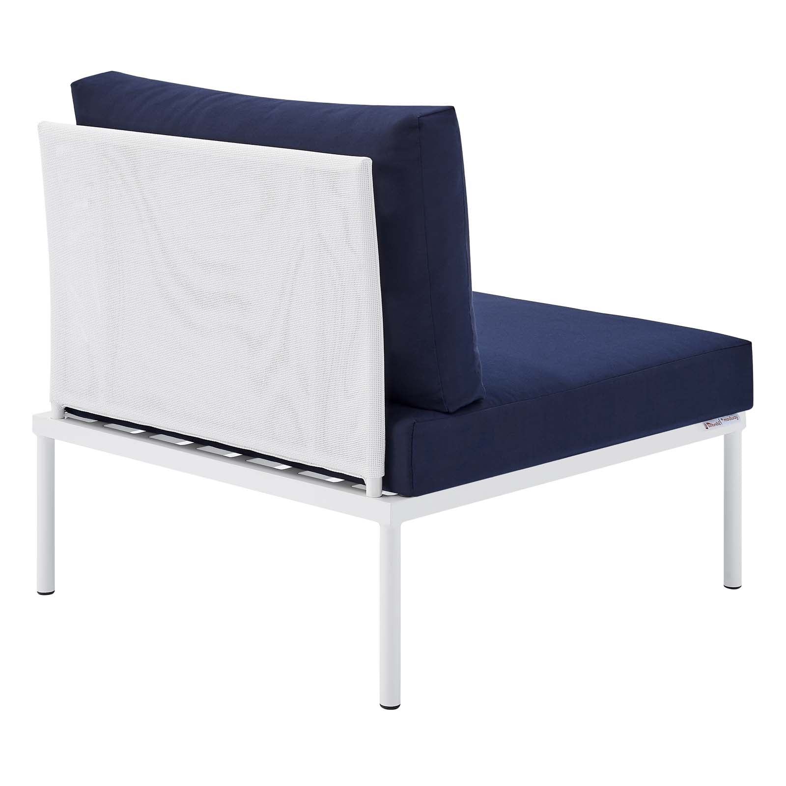 Harmony 6-Piece Sunbrella¨ Outdoor Patio Aluminum Seating Set by Modway