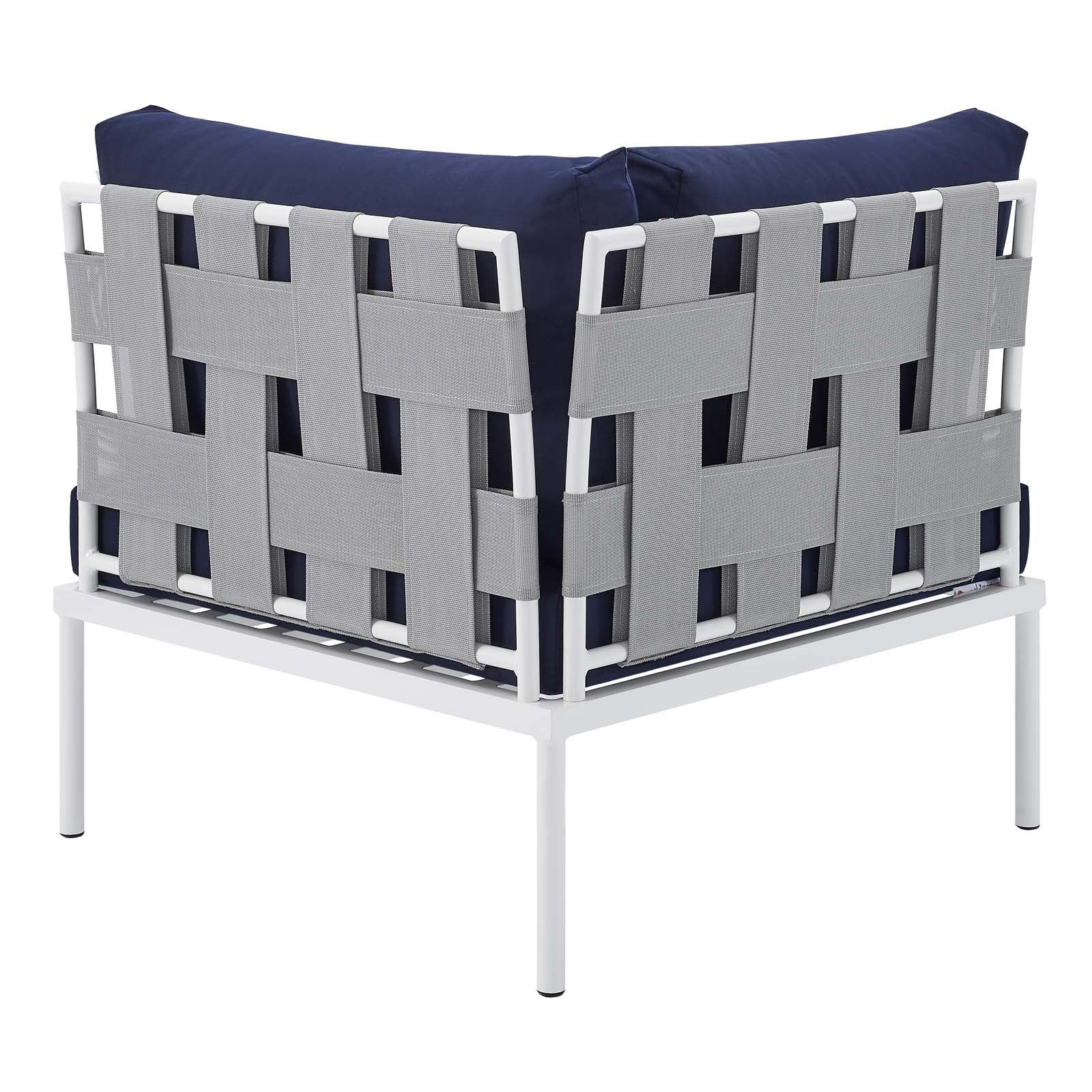 Harmony 6-Piece Sunbrella¨ Outdoor Patio Aluminum Seating Set by Modway