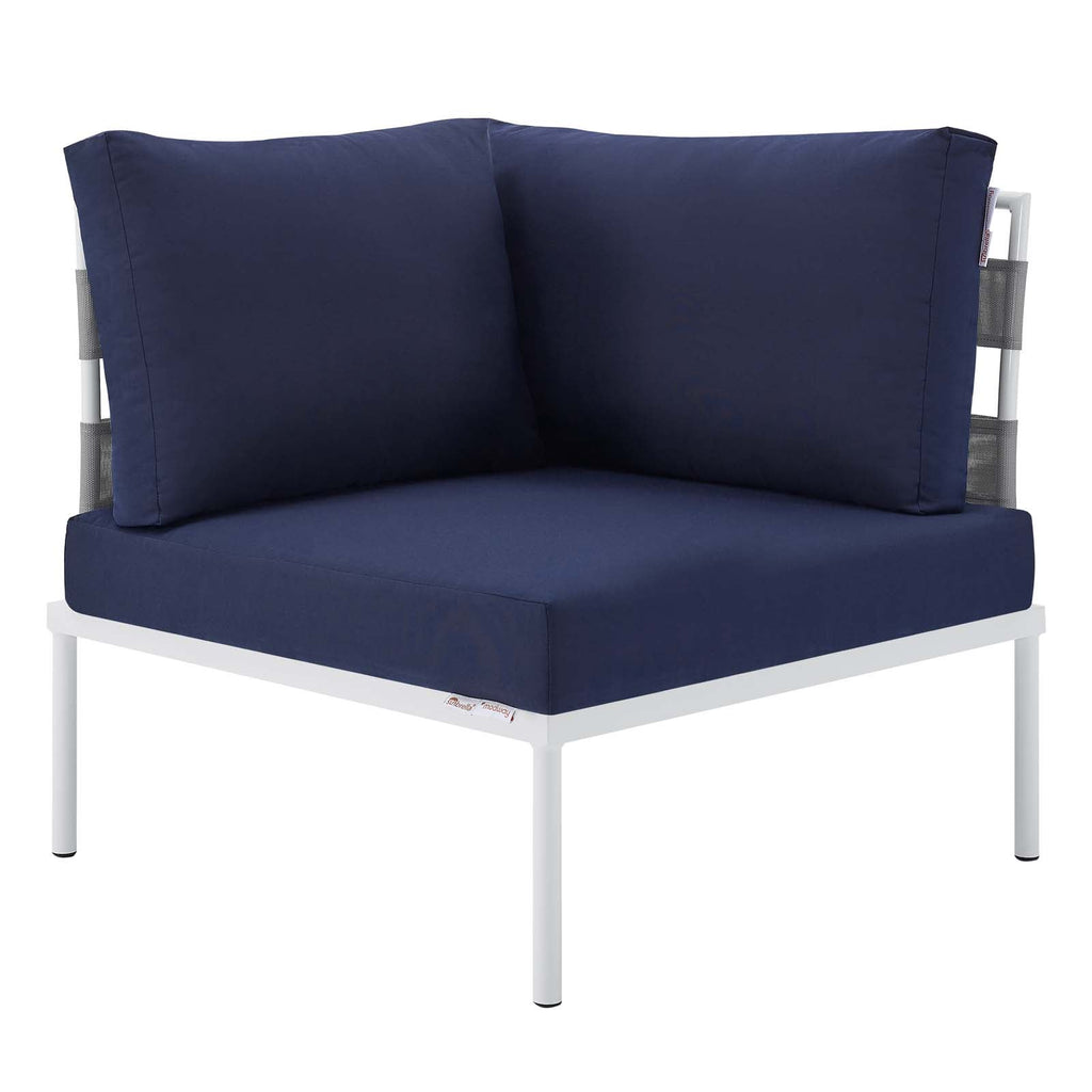 Harmony 6-Piece Sunbrella¨ Outdoor Patio Aluminum Seating Set by Modway