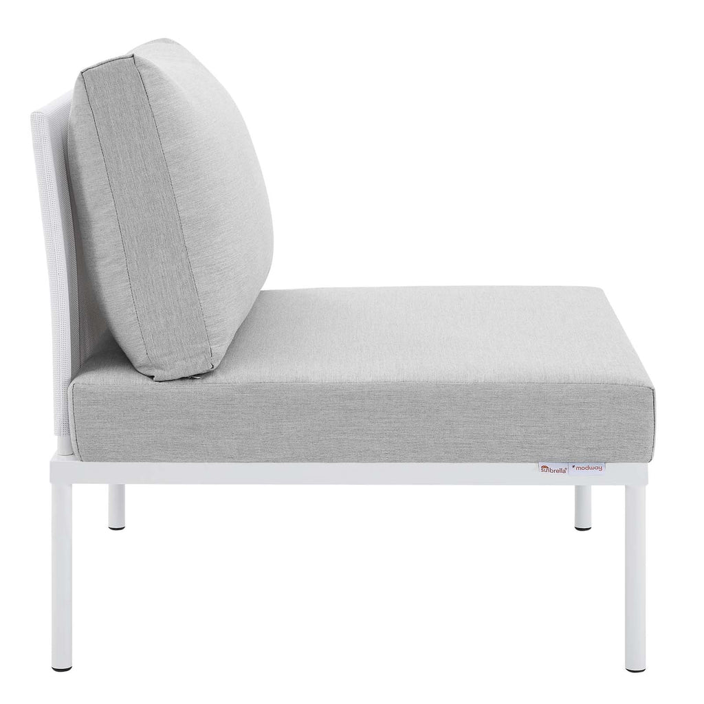Harmony 7-Piece Sunbrella¨ Outdoor Patio Aluminum Sectional Sofa Set by Modway