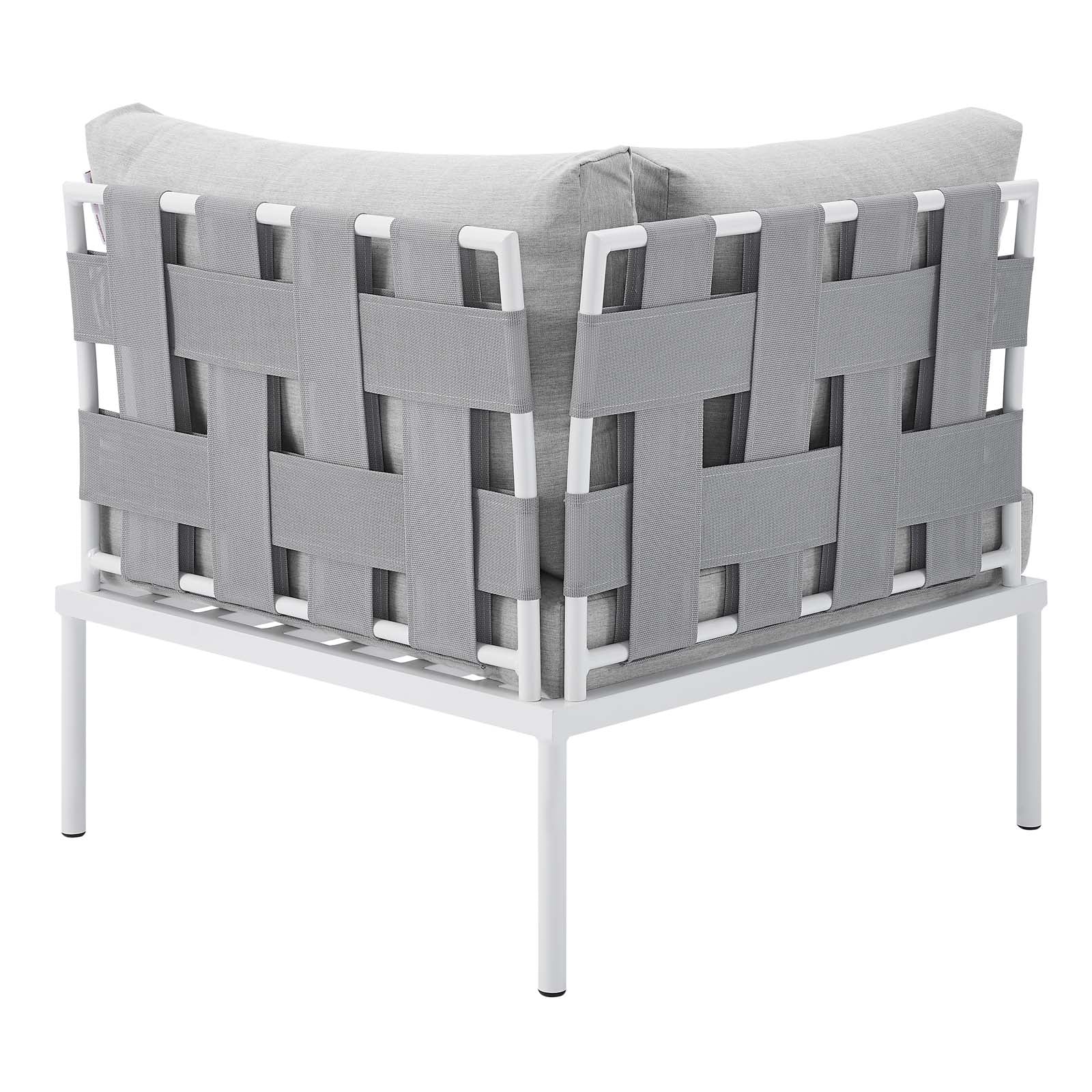 Harmony 8-Piece Sunbrella¨ Outdoor Patio All Mesh Sectional Sofa Set by Modway
