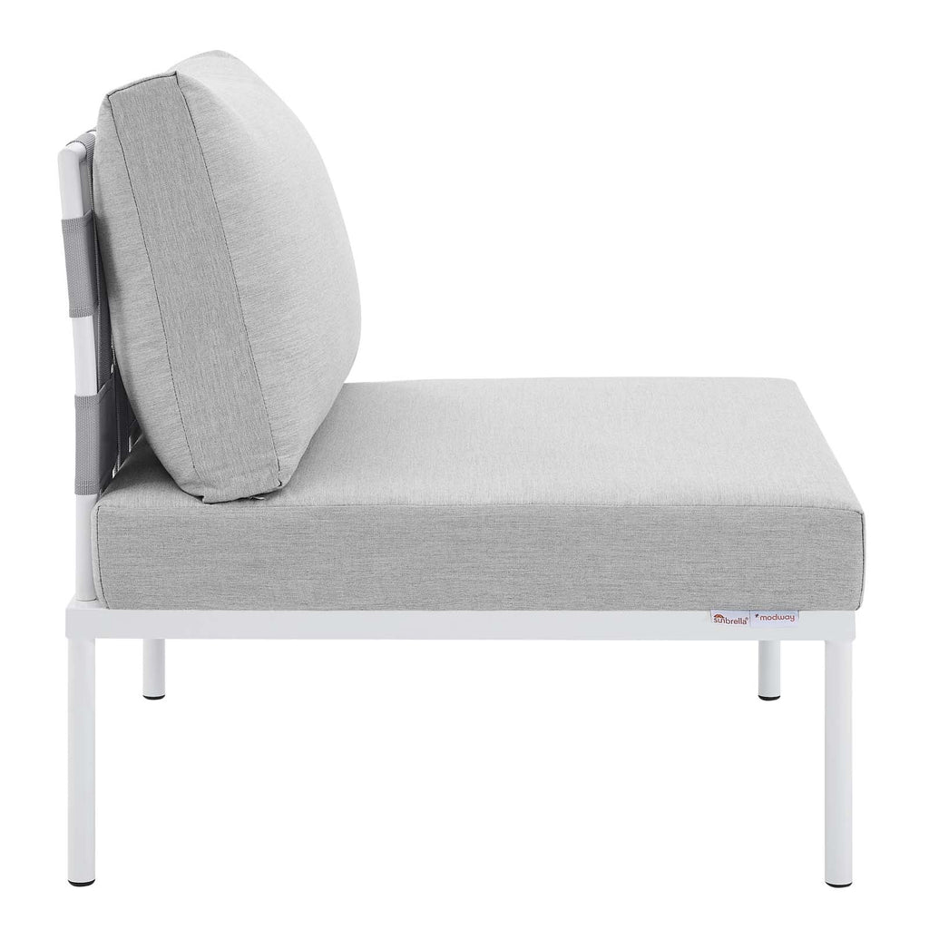 Harmony 8-Piece Sunbrella¨ Outdoor Patio Aluminum Sectional Sofa Set by Modway