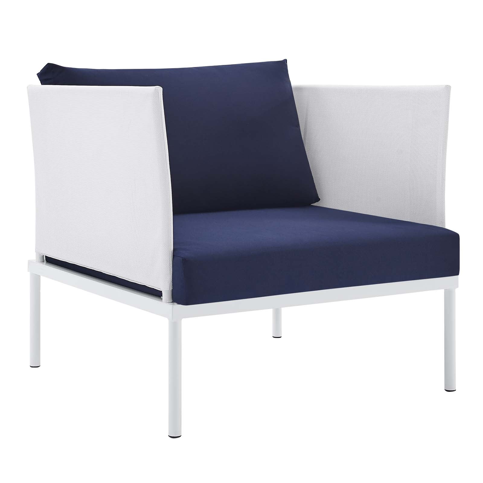 Harmony 8-Piece Sunbrella¨ Outdoor Patio Aluminum Seating Set by Modway