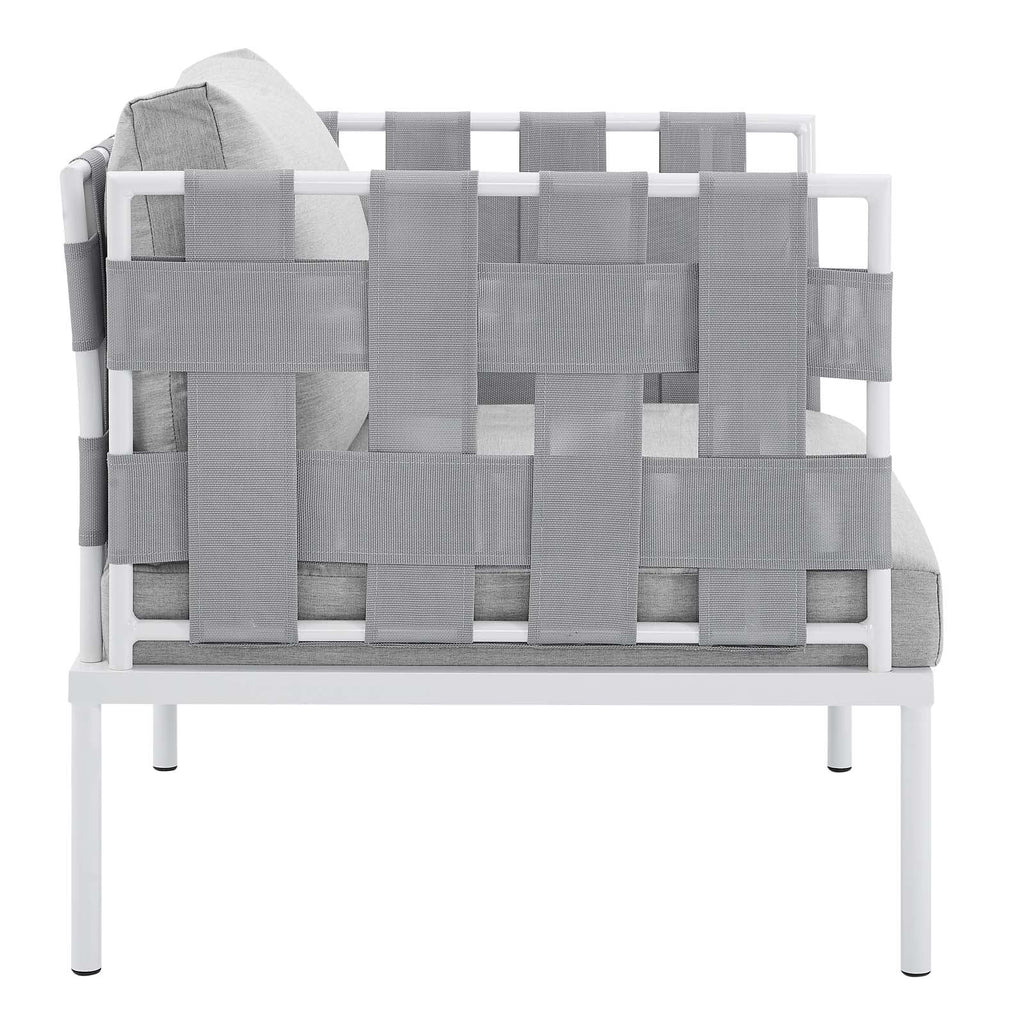 Harmony 8-Piece Sunbrella¨ Outdoor Patio Aluminum Seating Set by Modway