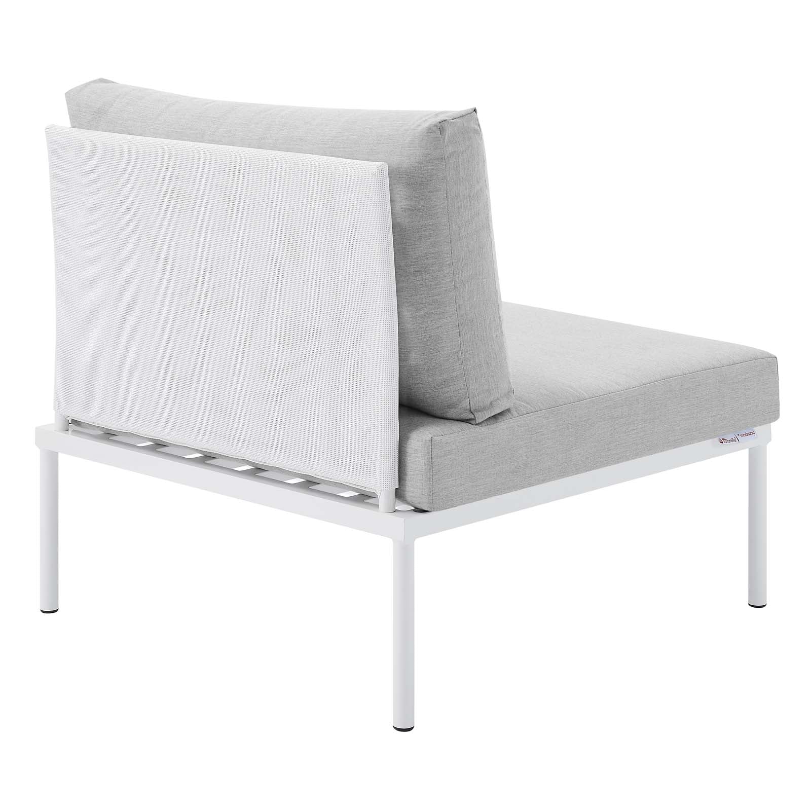 Harmony Sunbrella¨ Outdoor Patio Aluminum Armless Chair by Modway