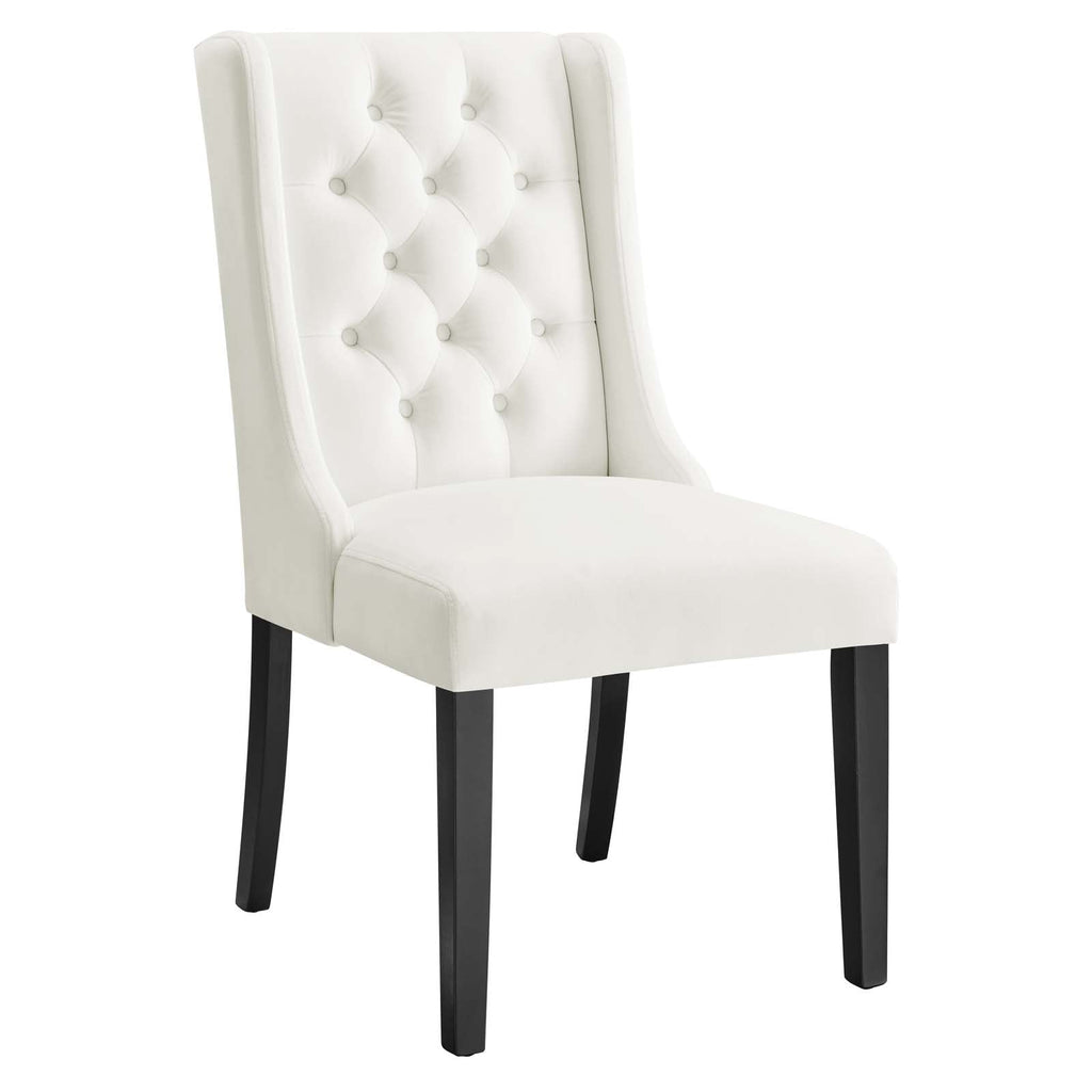 Baronet Performance Velvet Dining Chairs Set of 2 by Modway