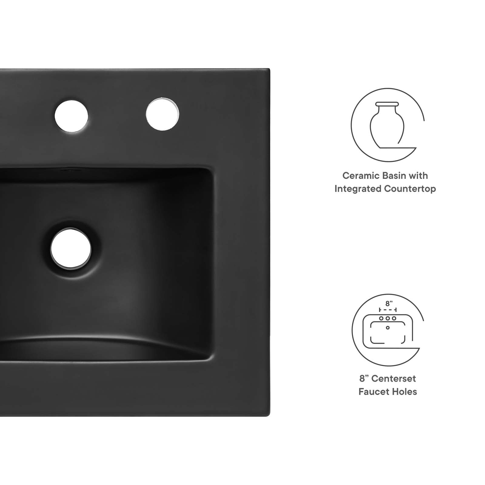 Cayman 18" Bathroom Sink by Modway