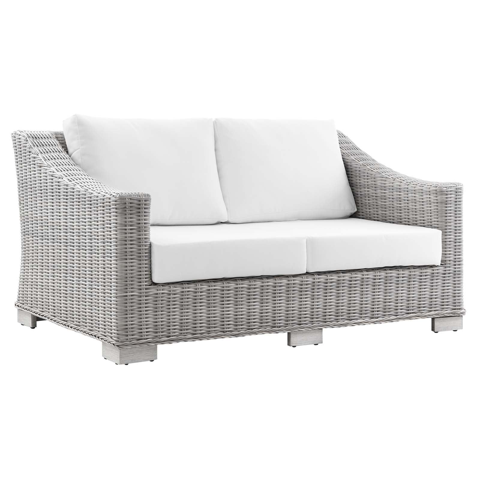 Conway 5-Piece Outdoor Patio Wicker Rattan Furniture Set by Modway