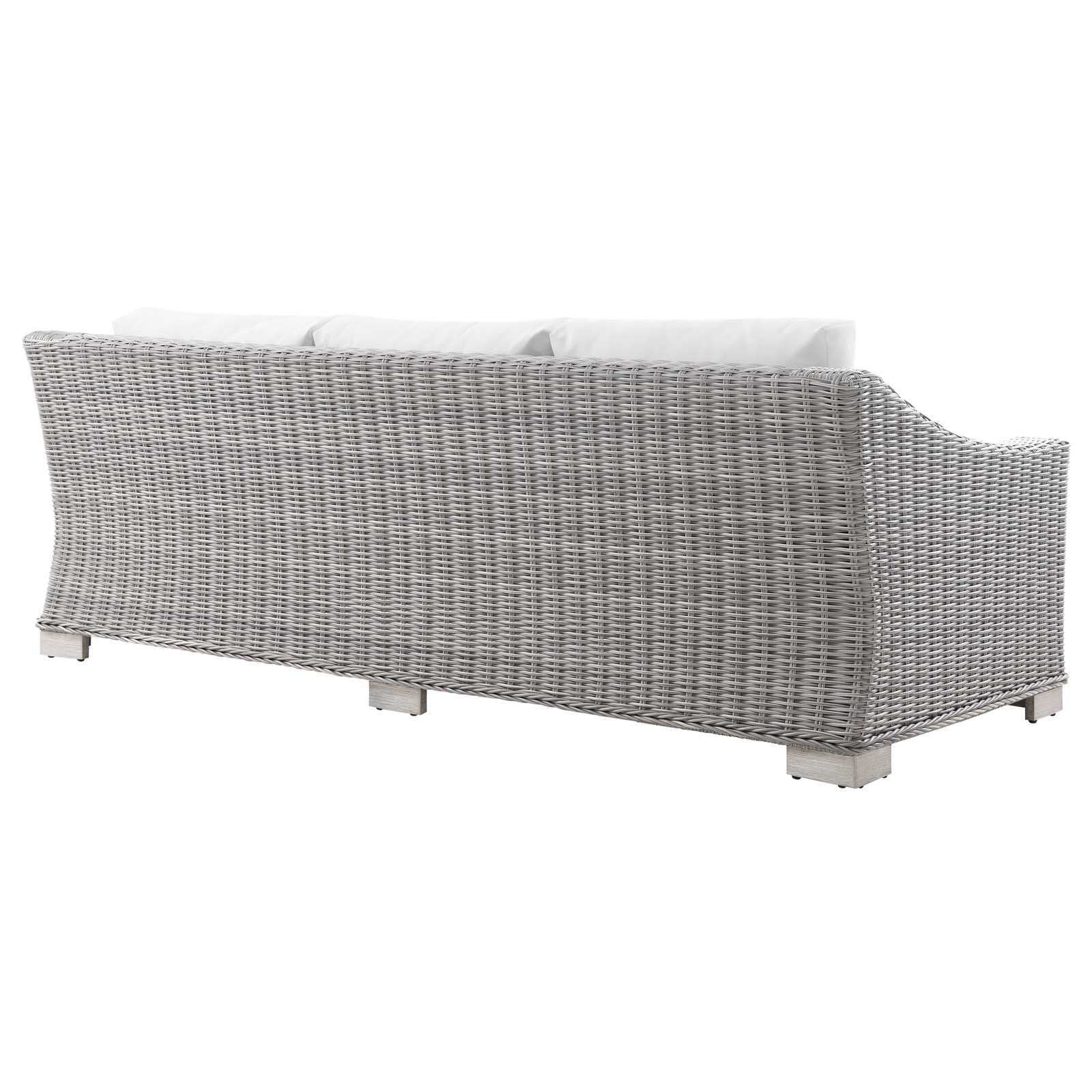 Conway 5-Piece Outdoor Patio Wicker Rattan Furniture Set by Modway