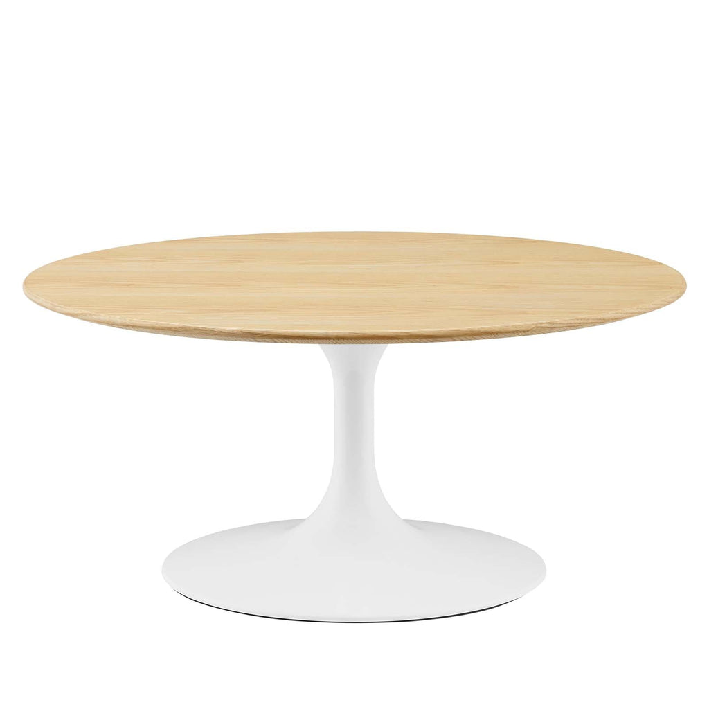 Lippa 36" Round Wood Coffee Table by Modway
