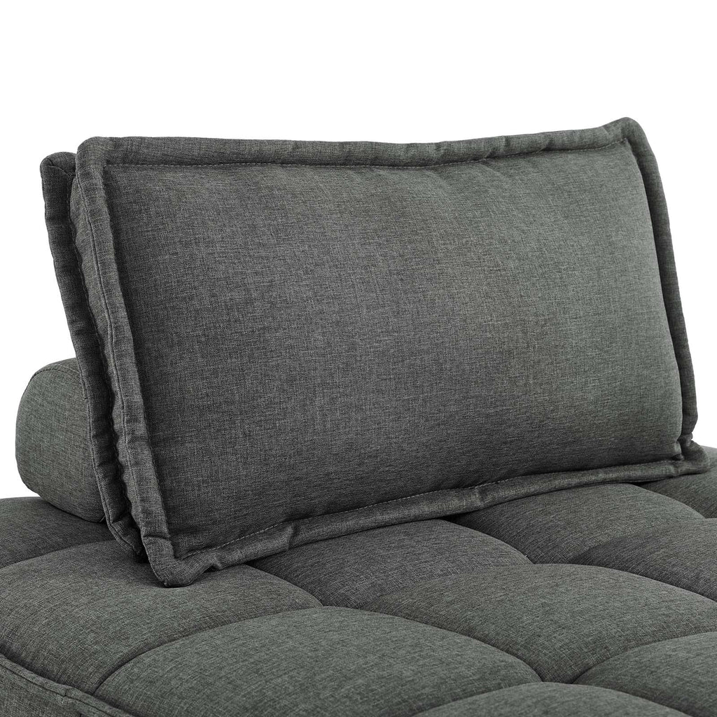 Saunter 4-Piece Tufted Fabric Fabric Sectional Sofa by Modway