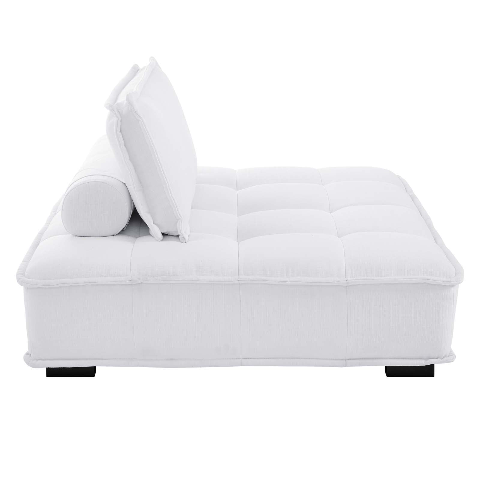 Saunter 4-Piece Tufted Fabric Fabric Sectional Sofa by Modway