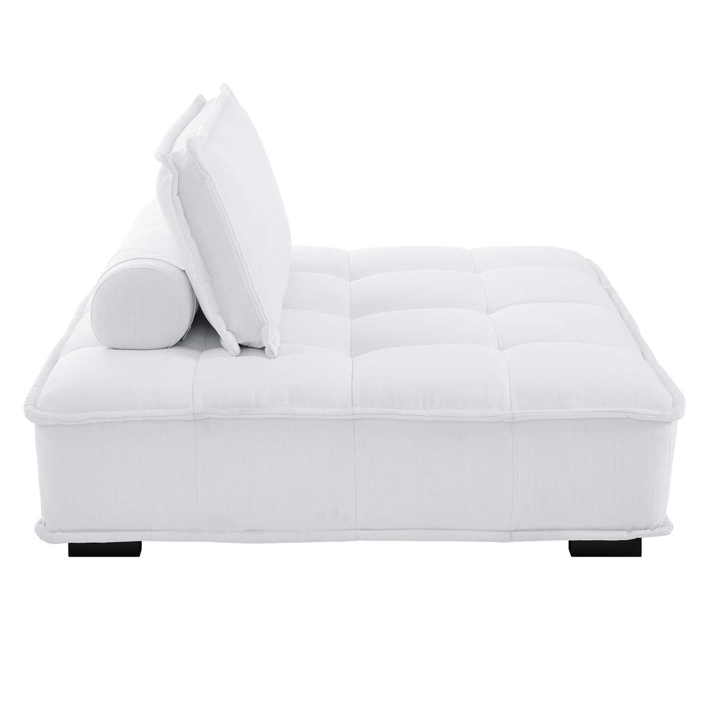 Saunter 5-Piece Tufted Fabric Fabric Sectional Sofa by Modway