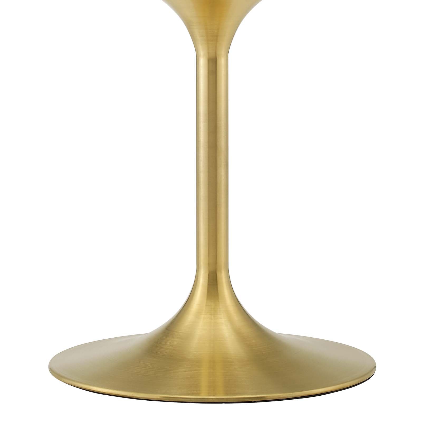 Lippa 60" Round Faux Marble Dining Table by Modway
