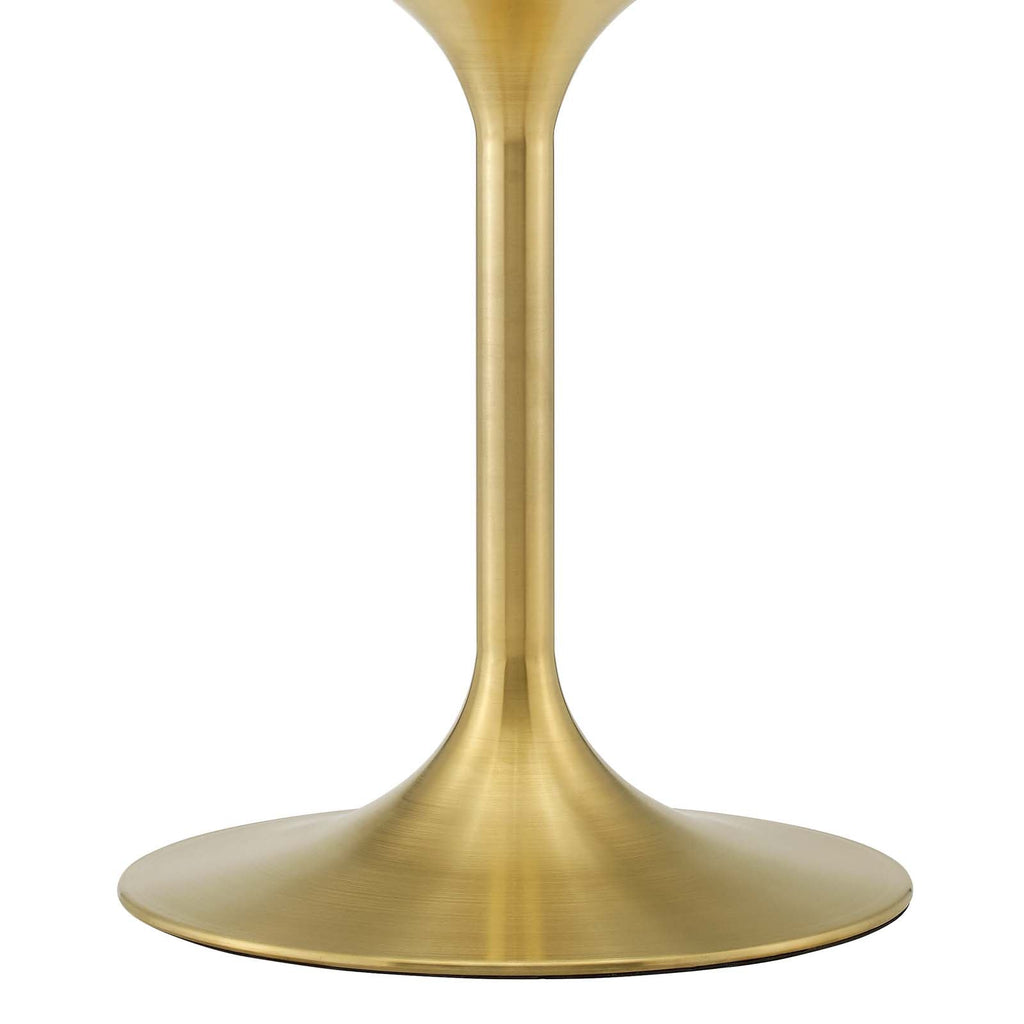 Lippa 60" Oval Faux Marble Dining Table by Modway