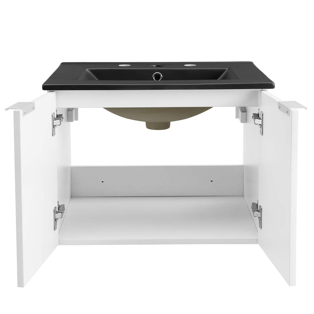Maybelle 24" Wall-Mount Bathroom Vanity by Modway