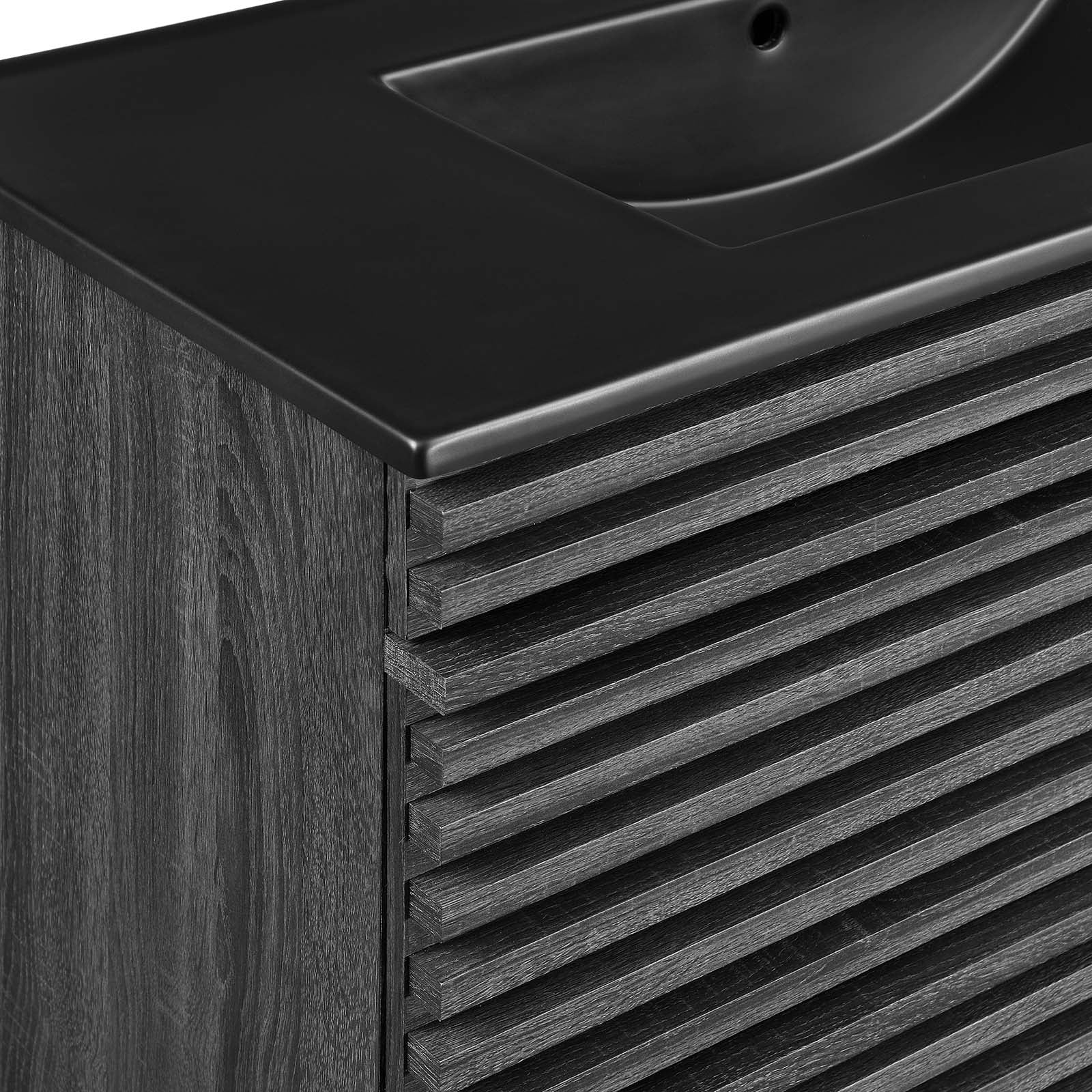 Render 36" Wall-Mount Bathroom Vanity by Modway