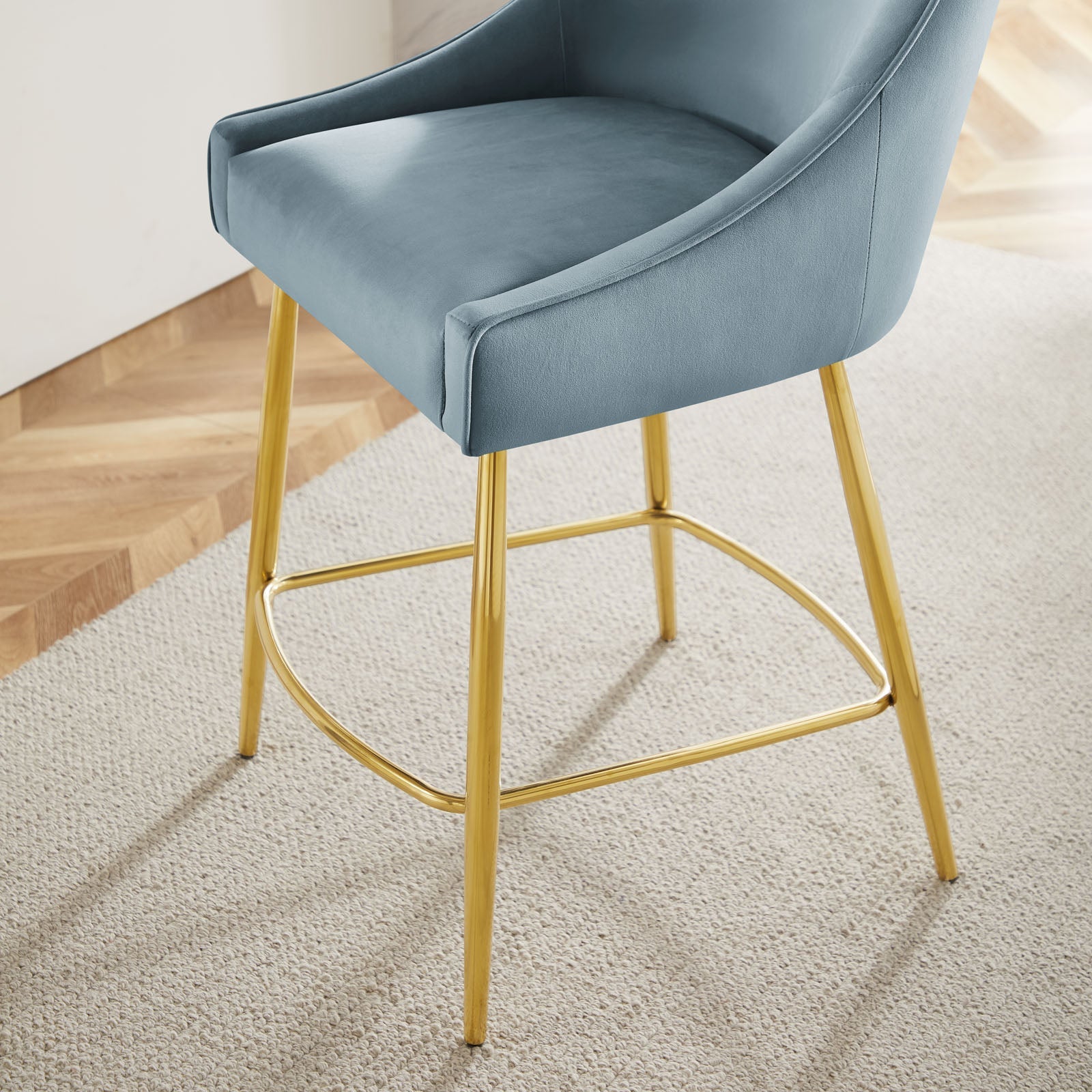 Discern Performance Velvet Counter Stool by Modway