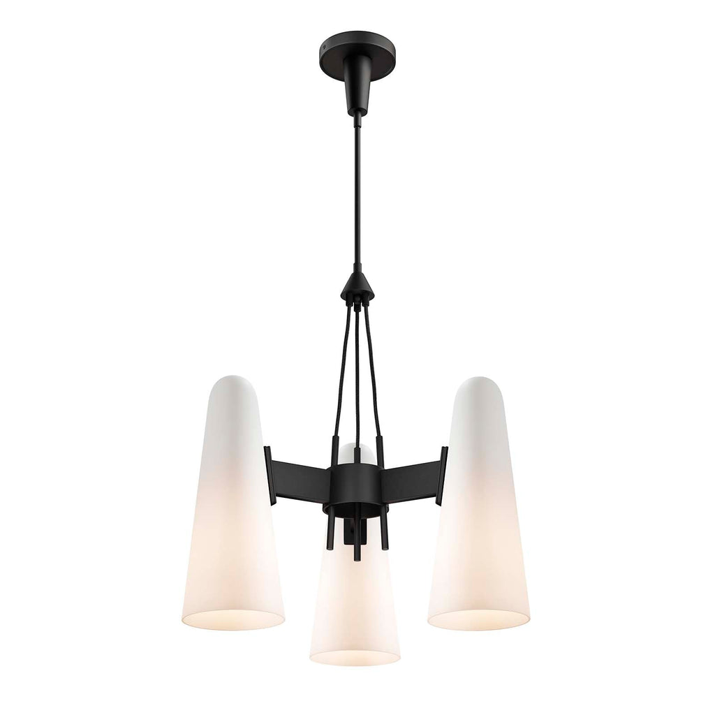 Beacon 3-Light Pendant Light by Modway