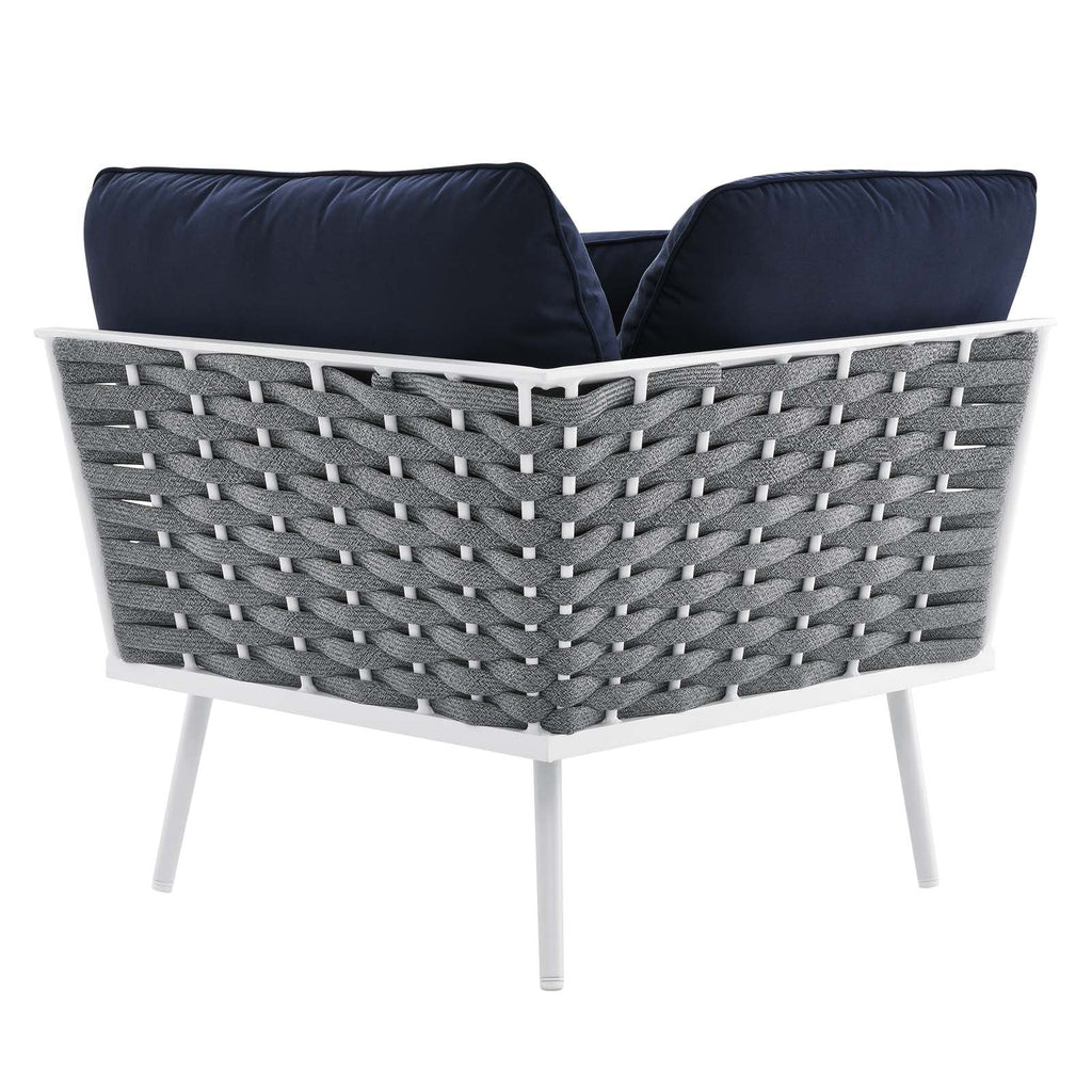 Stance 8 Piece Outdoor Patio Aluminum Sectional Sofa Set by Modway