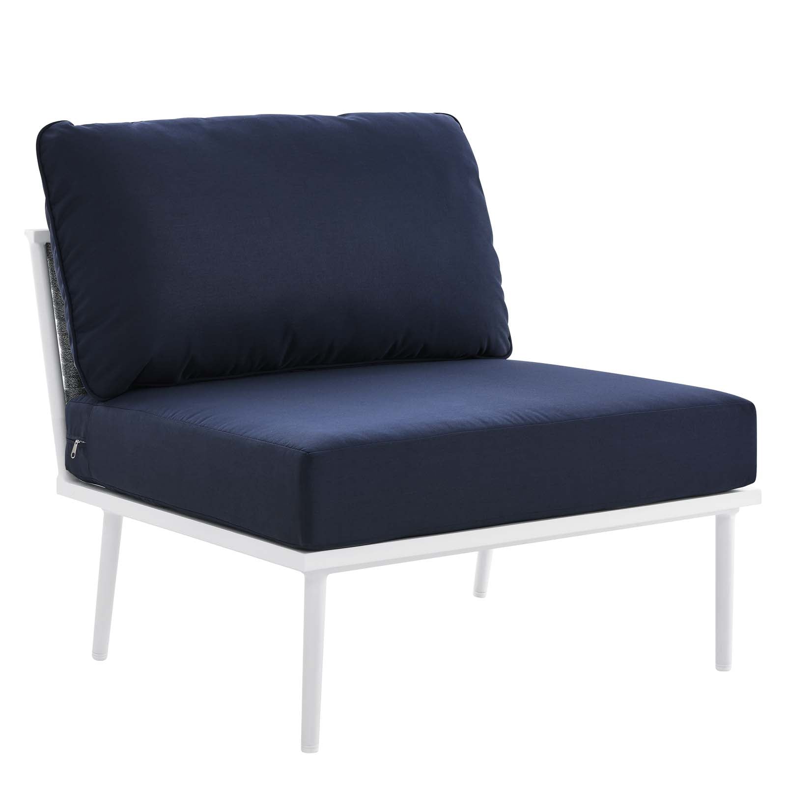 Stance 9 Piece Aluminum Outdoor Patio Aluminum Sectional Sofa Set by Modway